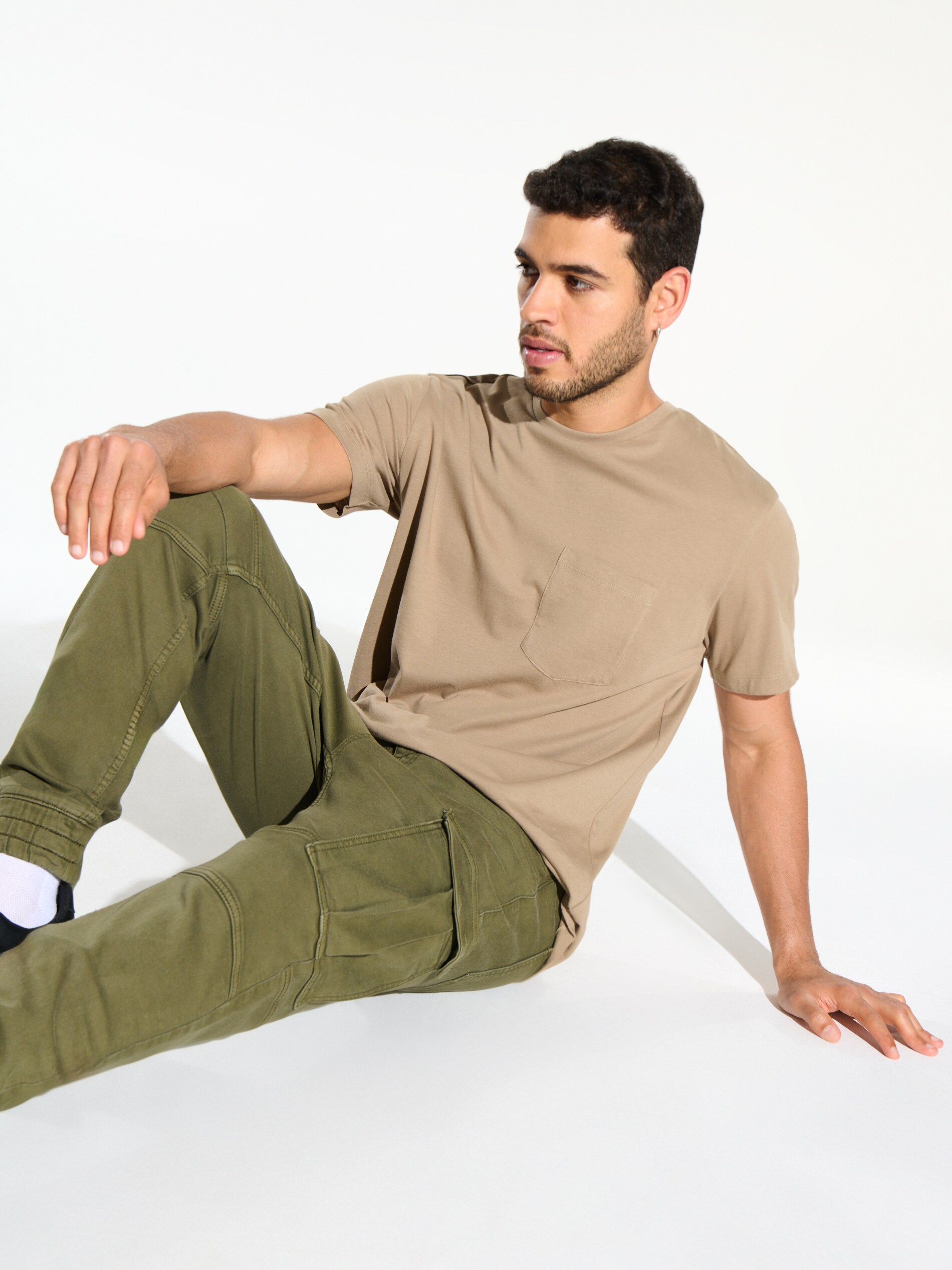 Sinsay - Cargo joggery - khaki