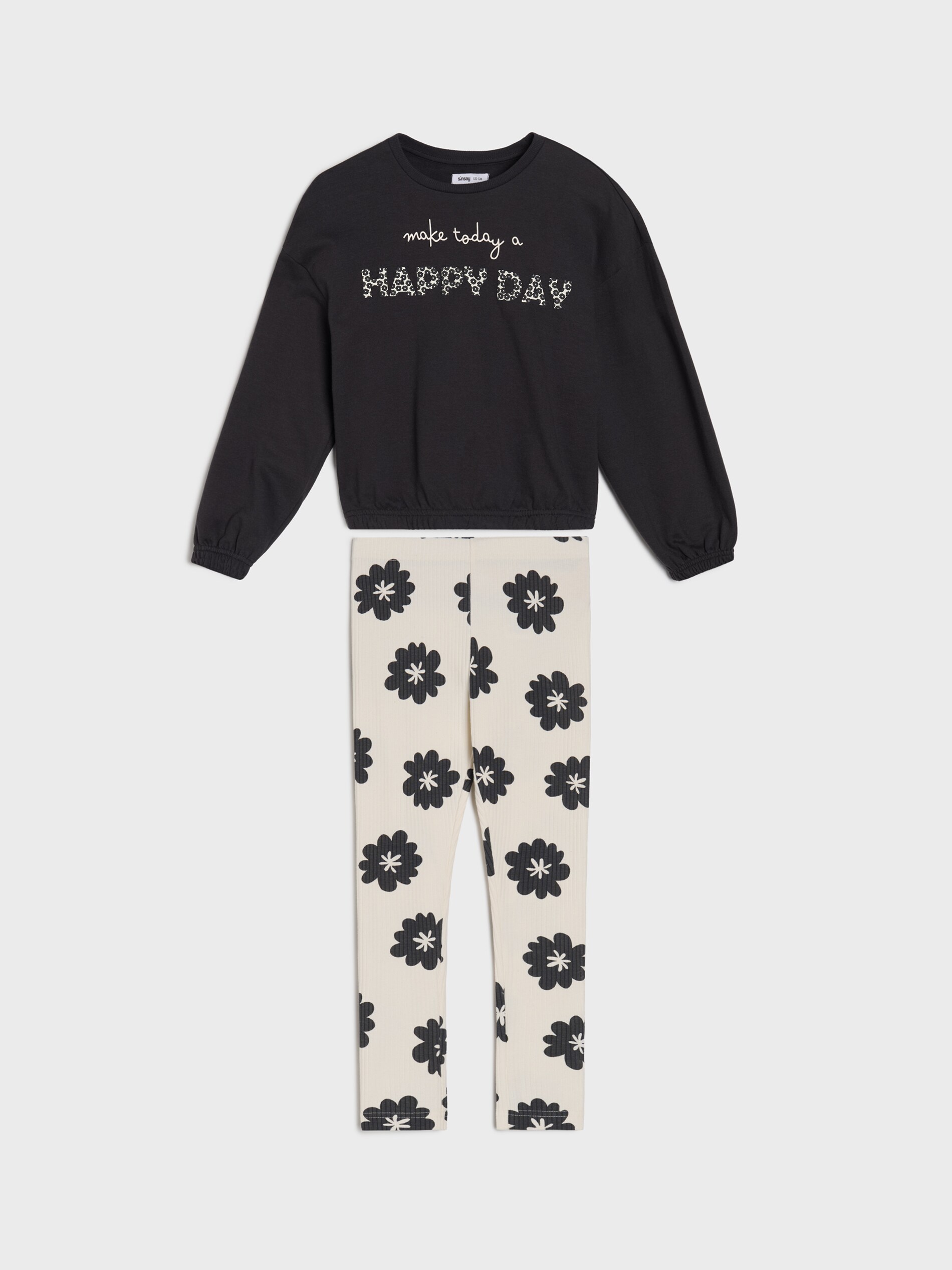 Sinsay - Σετ με φούτερ και κολάν - πολυχρωμο φωτογραφία