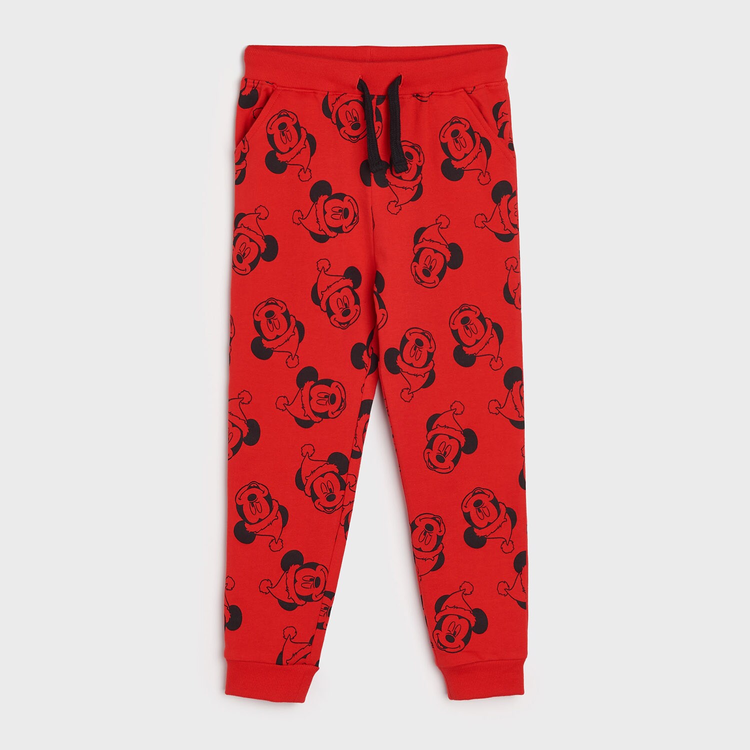 Sinsay - Pantalon joggers gros Mickey Mouse - Roșu