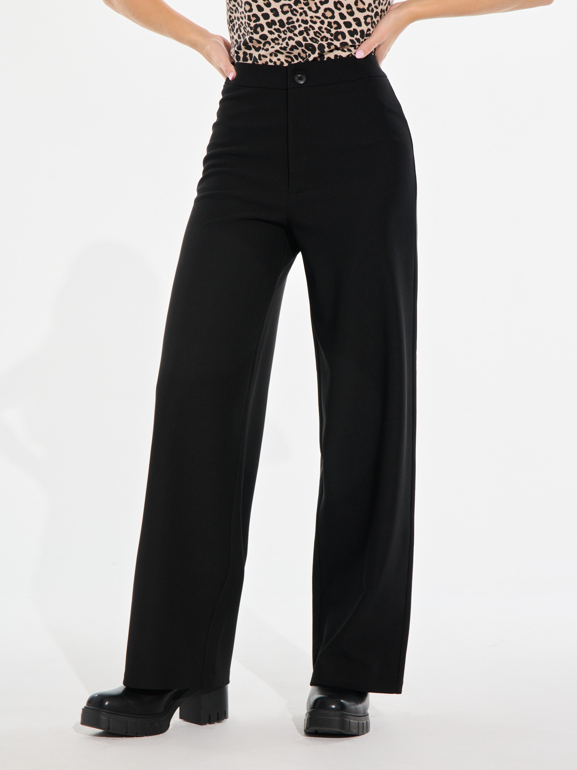 Sinsay - Παντελόνα - μαυρο φωτογραφία