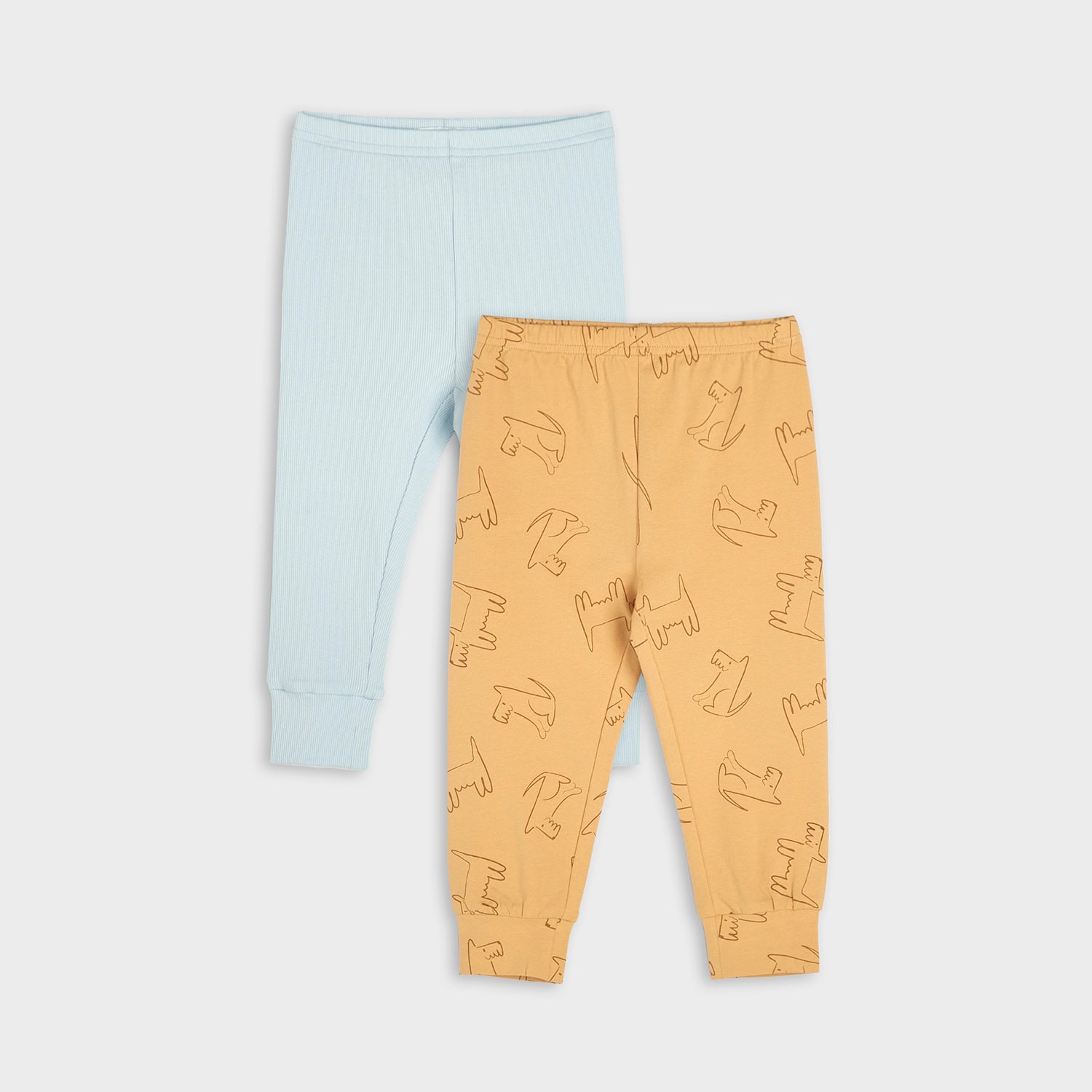 Sinsay - 2 darab leggings - Barna akciós termékkép 1