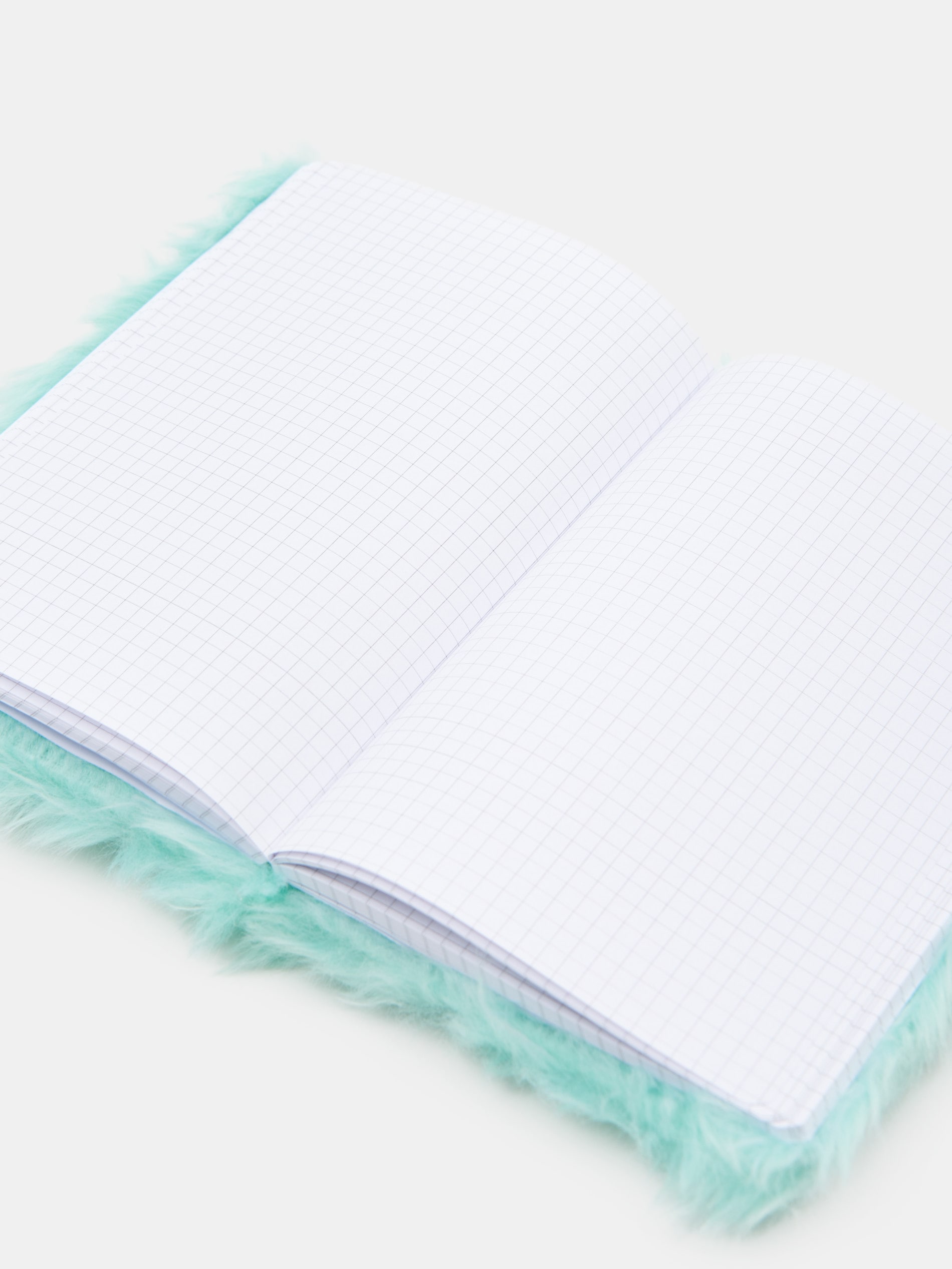 Sinsay - Τετράδιο με εξώφυλλο από πλέγμα - πρασινο παλ φωτογραφία