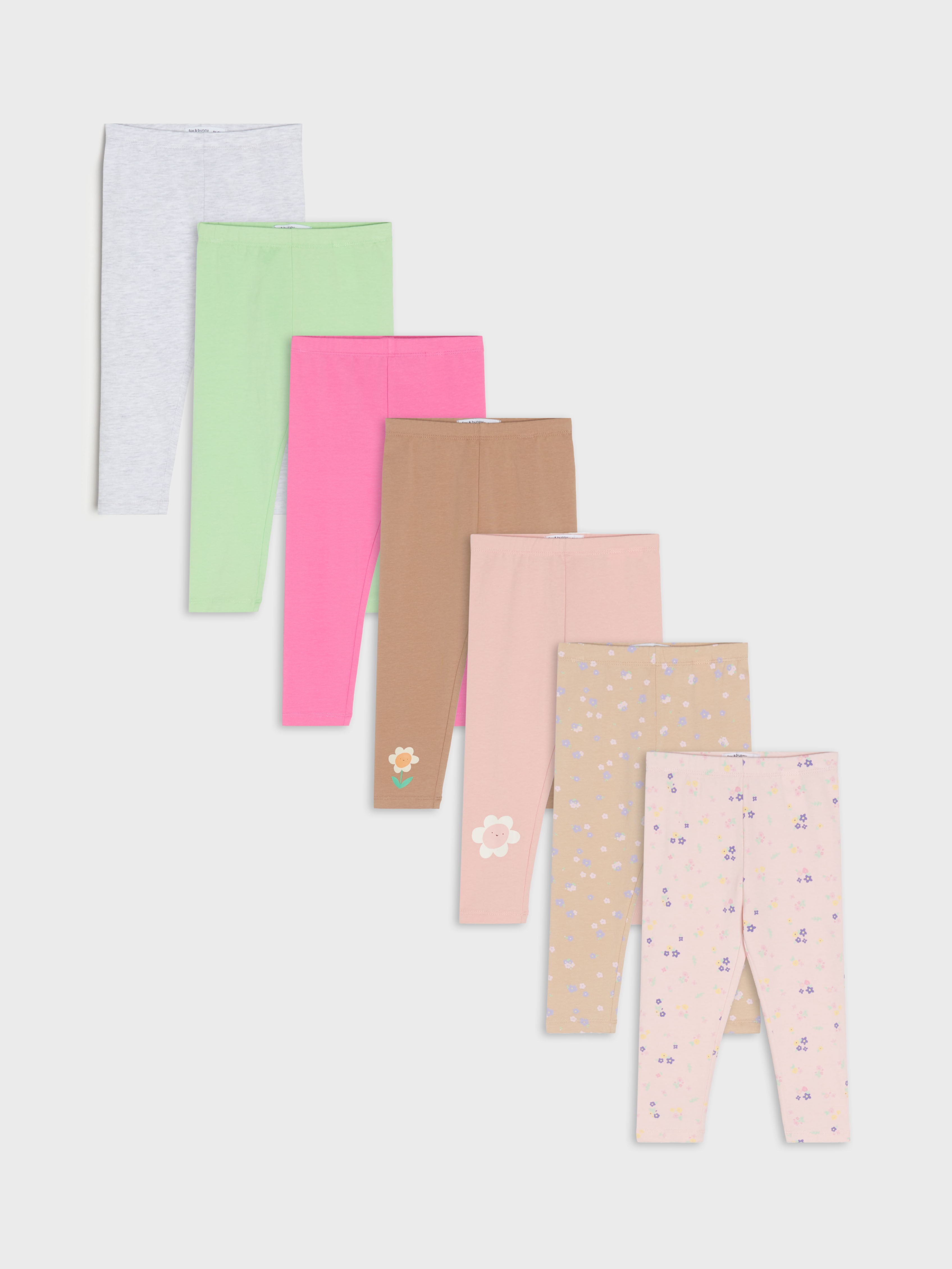 Sinsay - 7 darab leggings - Barna termék 2. képe
