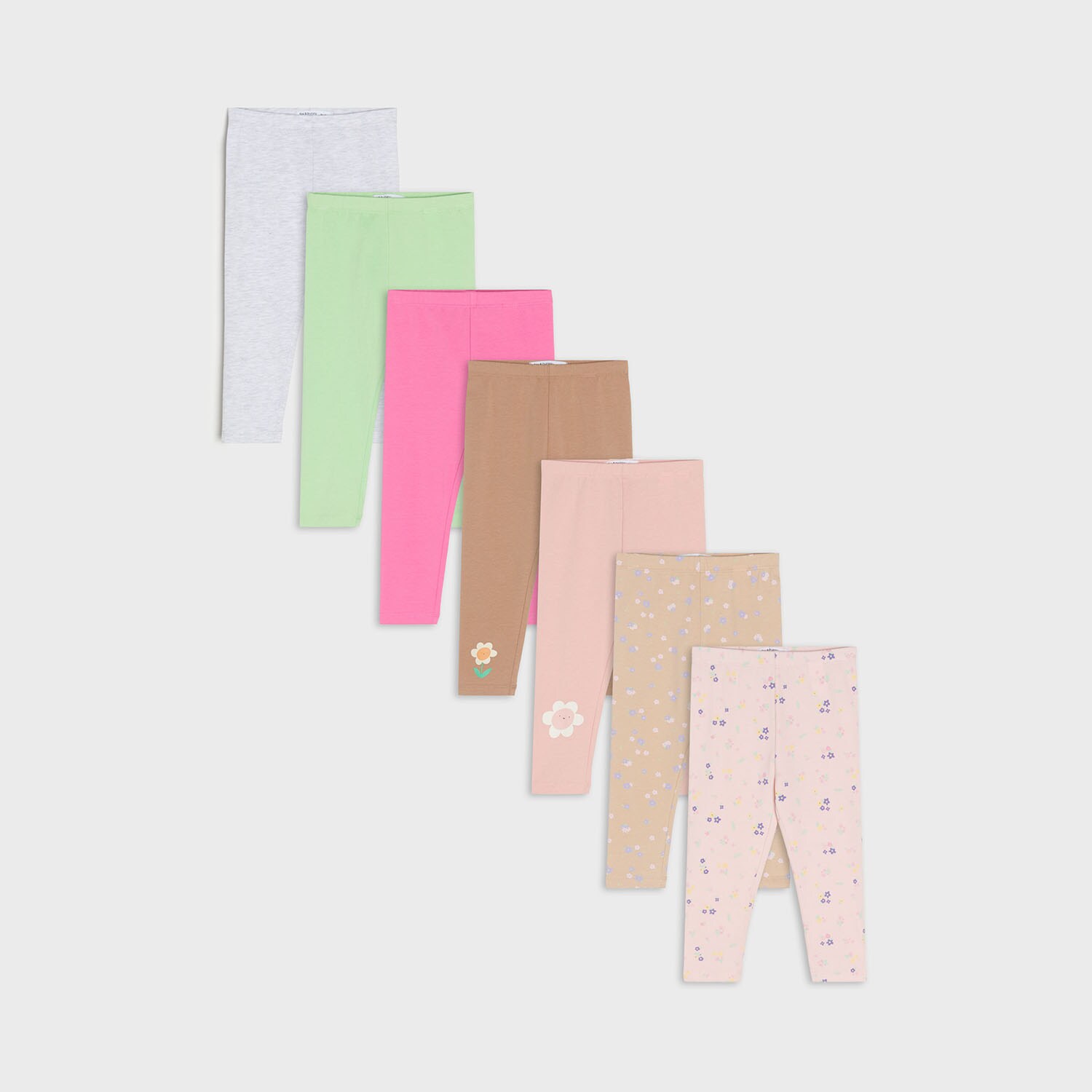 Sinsay - 7 darab leggings - Barna akciós termékkép 1