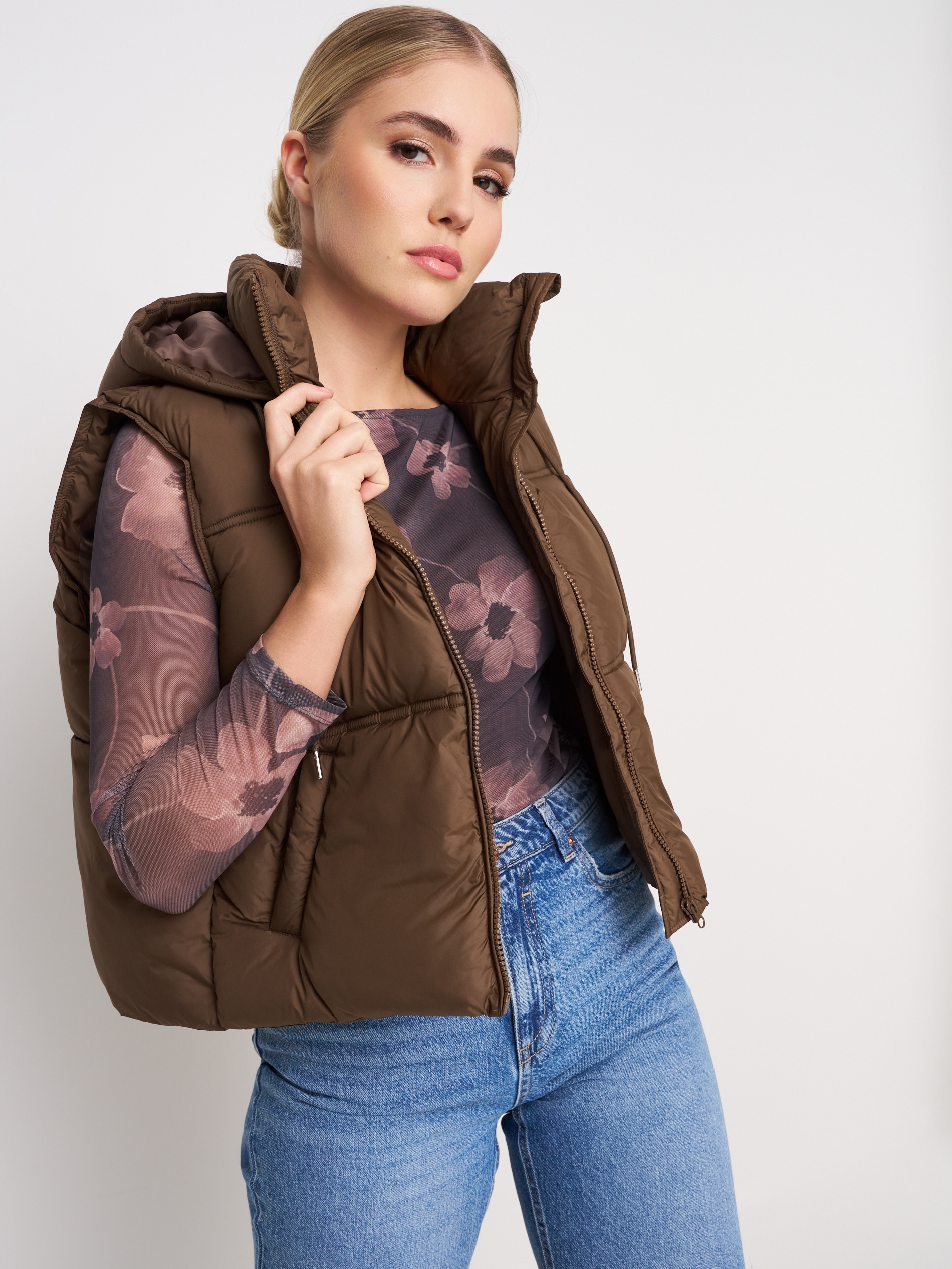 Sinsay - Γιλέκο - καφέ φωτογραφία