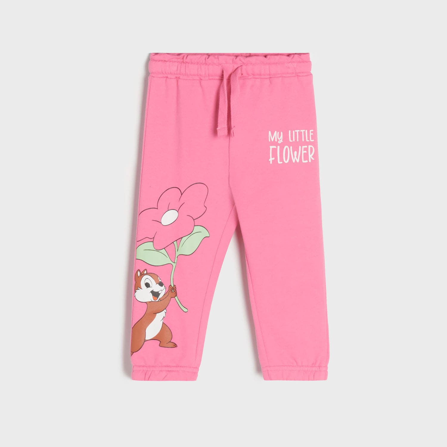 Levně Sinsay - Tepláky jogger Chip ‘n’ Dale - Růžová