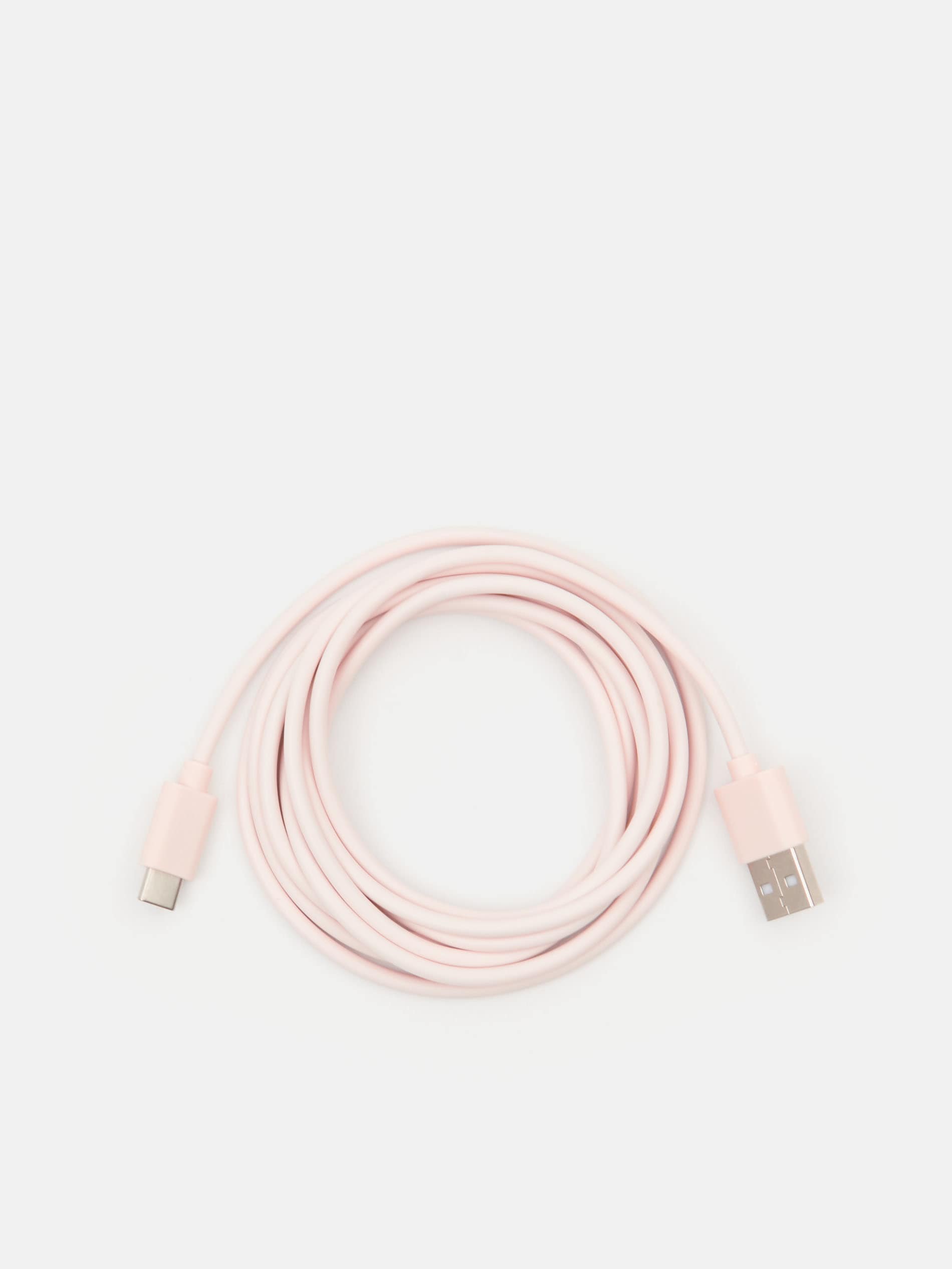 Sinsay - USB Kabl - Pastelno Roze