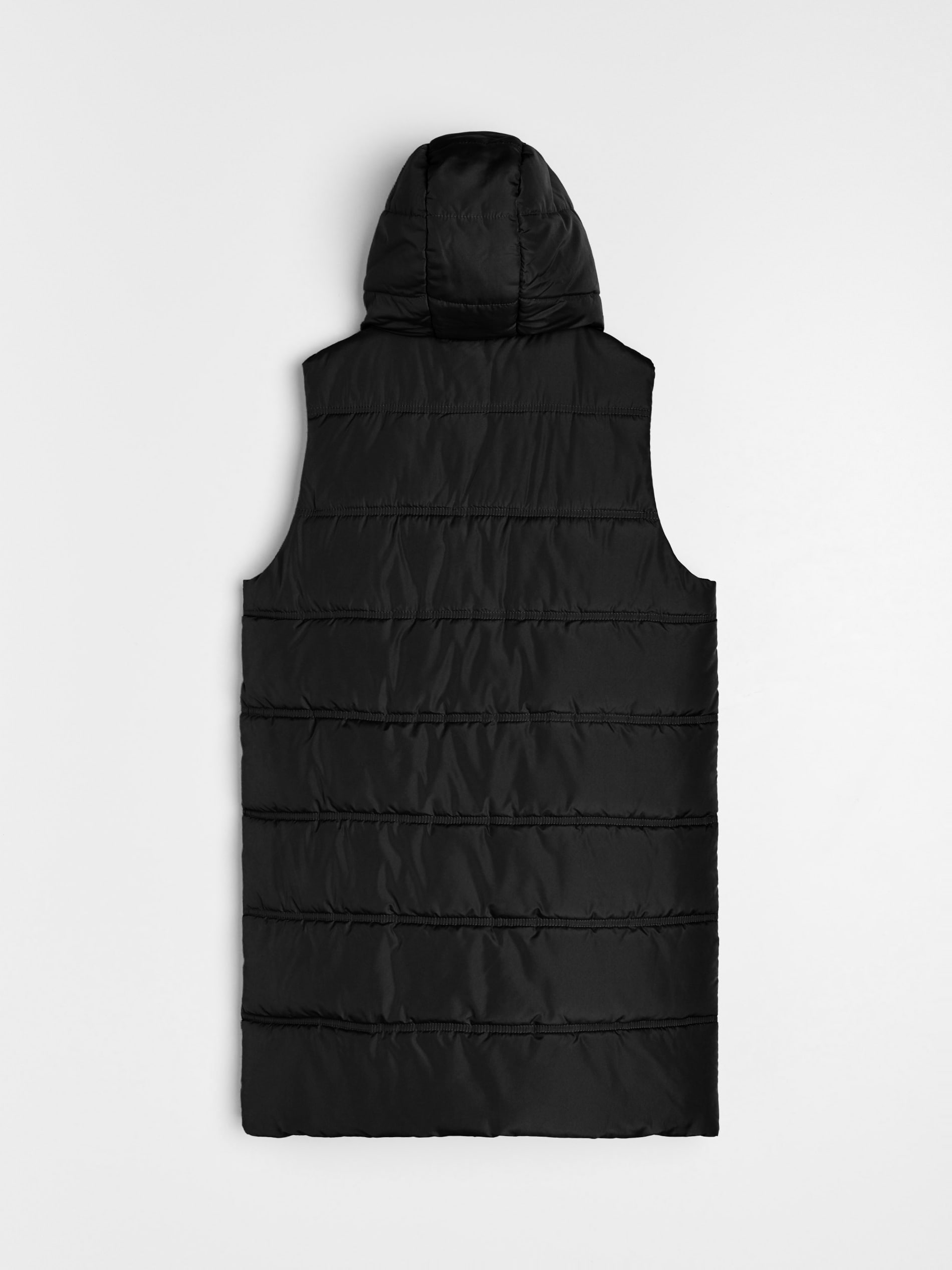 Sinsay - Αμάνικο μπουφάν puffer - μαυρο φωτογραφία