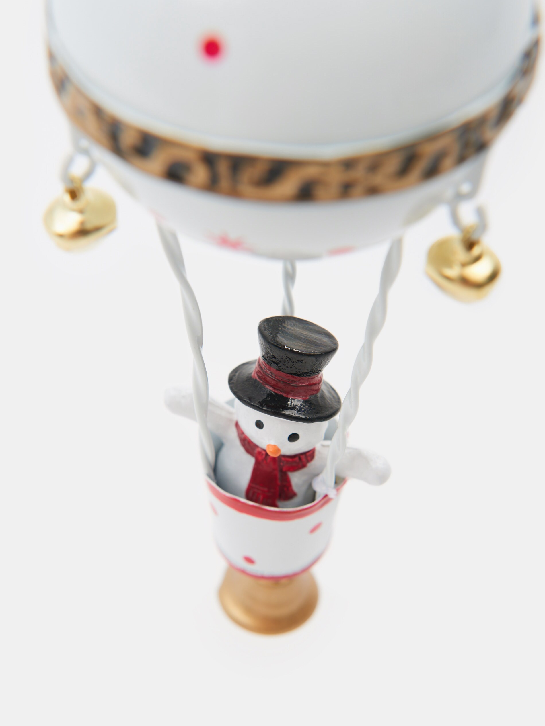 Sinsay - Χριστουγεννιάτικη διακόσμηση σε σχήμα χιονάνθρωπου - λευκο φωτογραφία