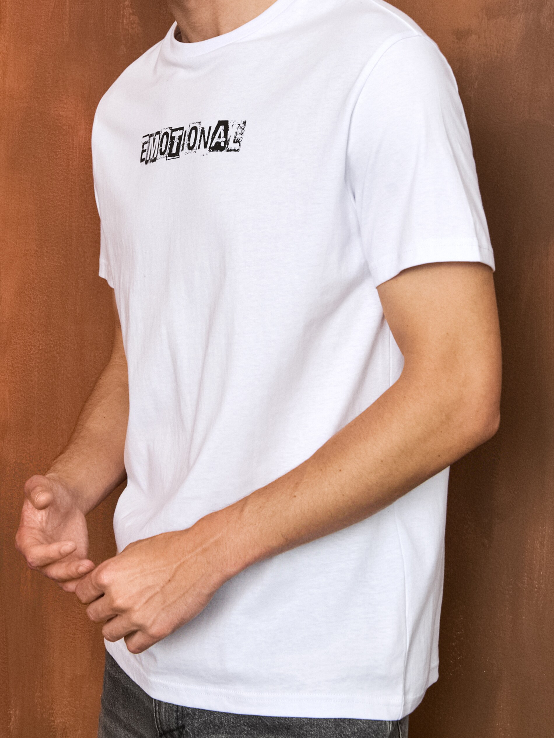 Sinsay - Μπλούζα με τύπωμα - λευκο φωτογραφία