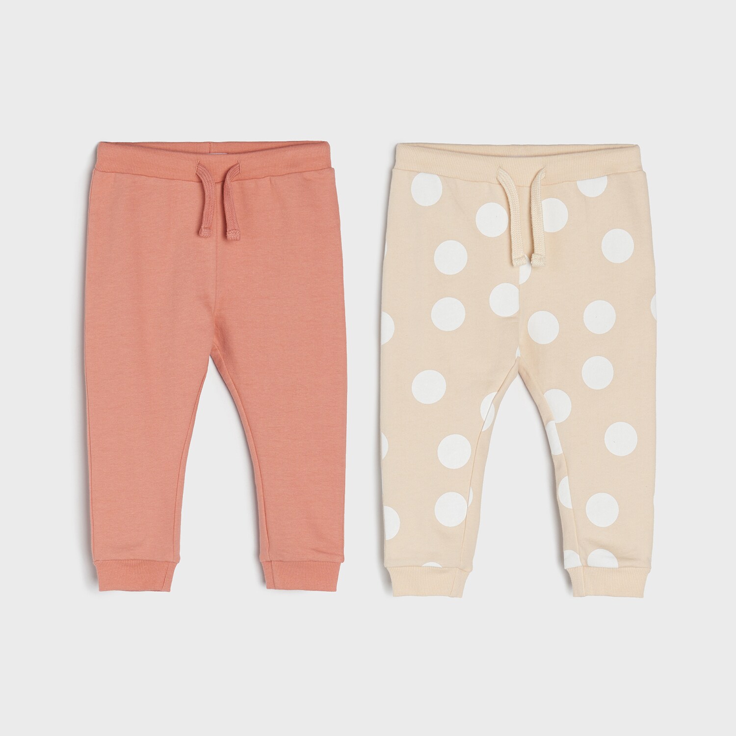 Sinsay - Set de 2 perechi de pantaloni sport jogger - Ivory