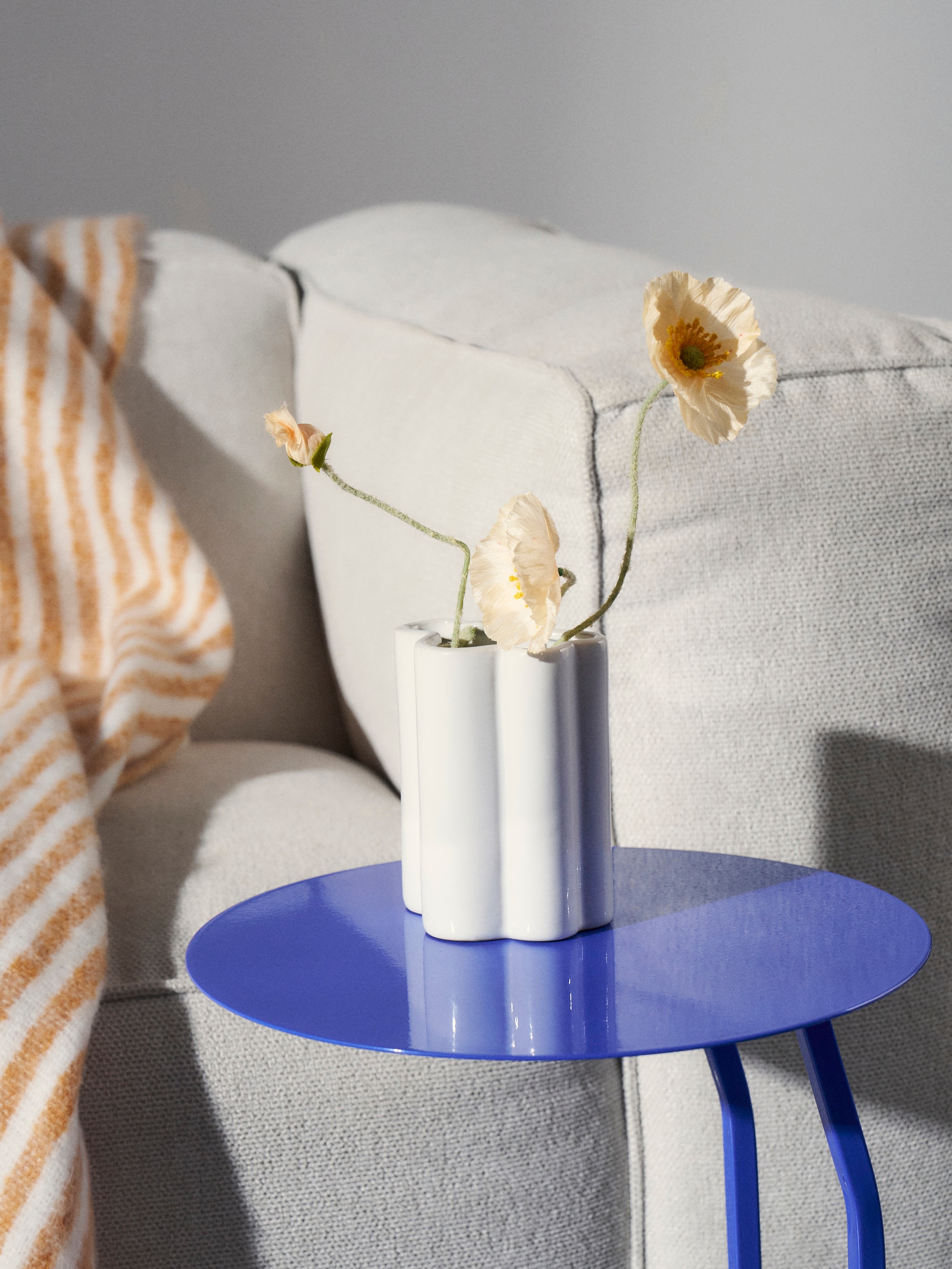 Sinsay - Βάζο με ακανόνιστο σχήμα - λευκο φωτογραφία