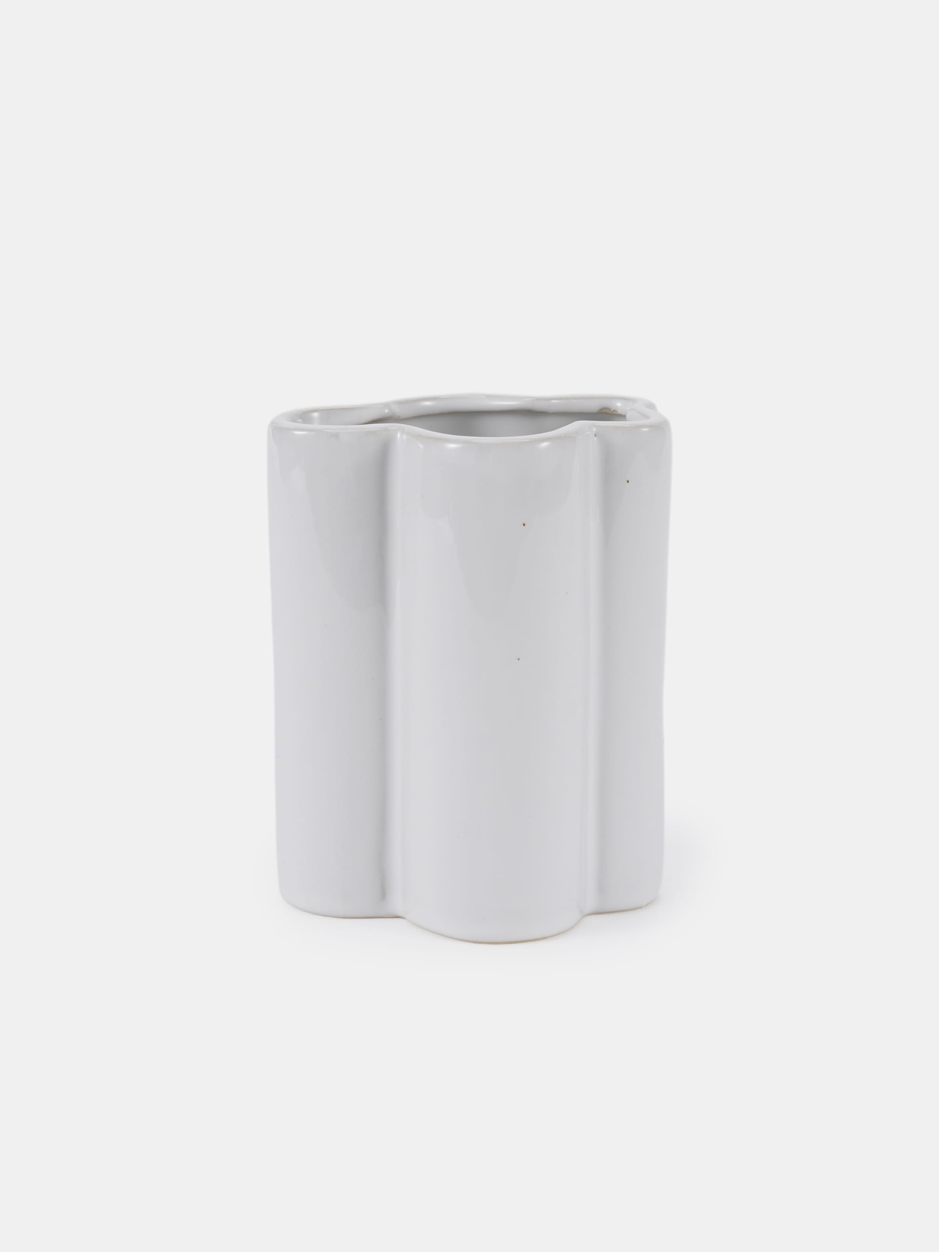 Sinsay - Βάζο με ακανόνιστο σχήμα - λευκο φωτογραφία