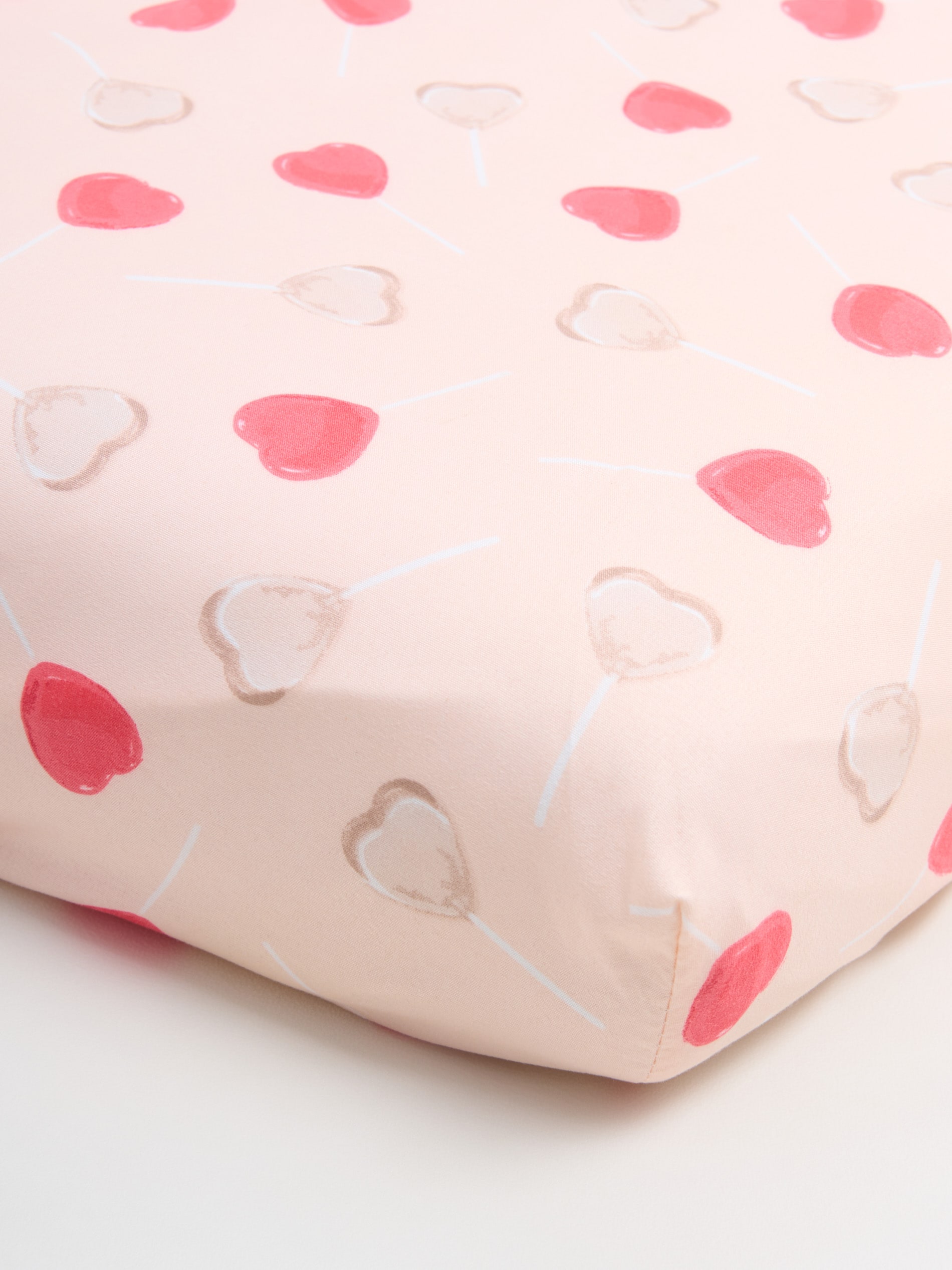Sinsay - Przescieradło z gumką z motywem lizaków - różowy