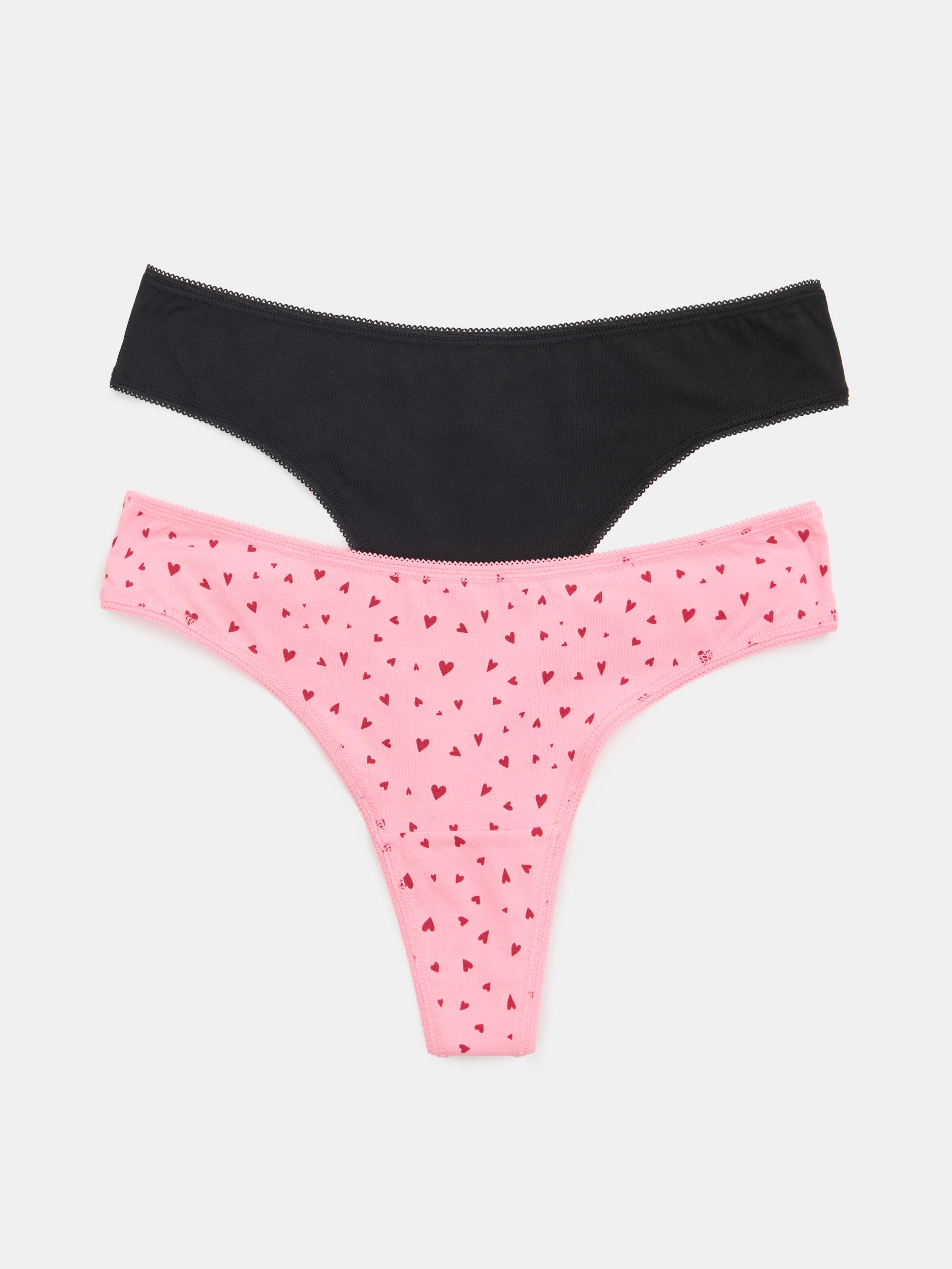 Sinsay - Bawełniane stringi 2 pack - wielobarwny