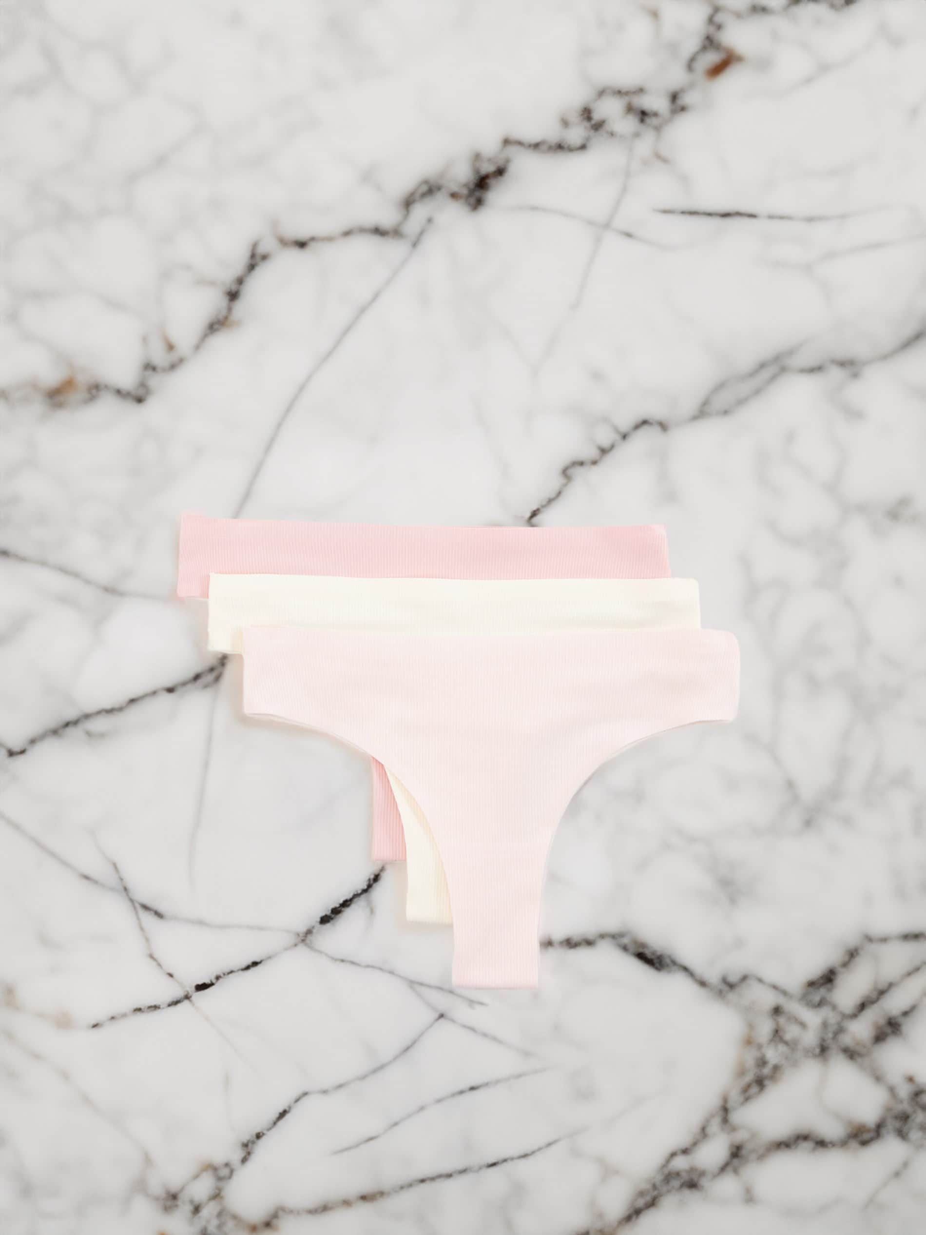 Sinsay - Majtki 3 pack - różowy