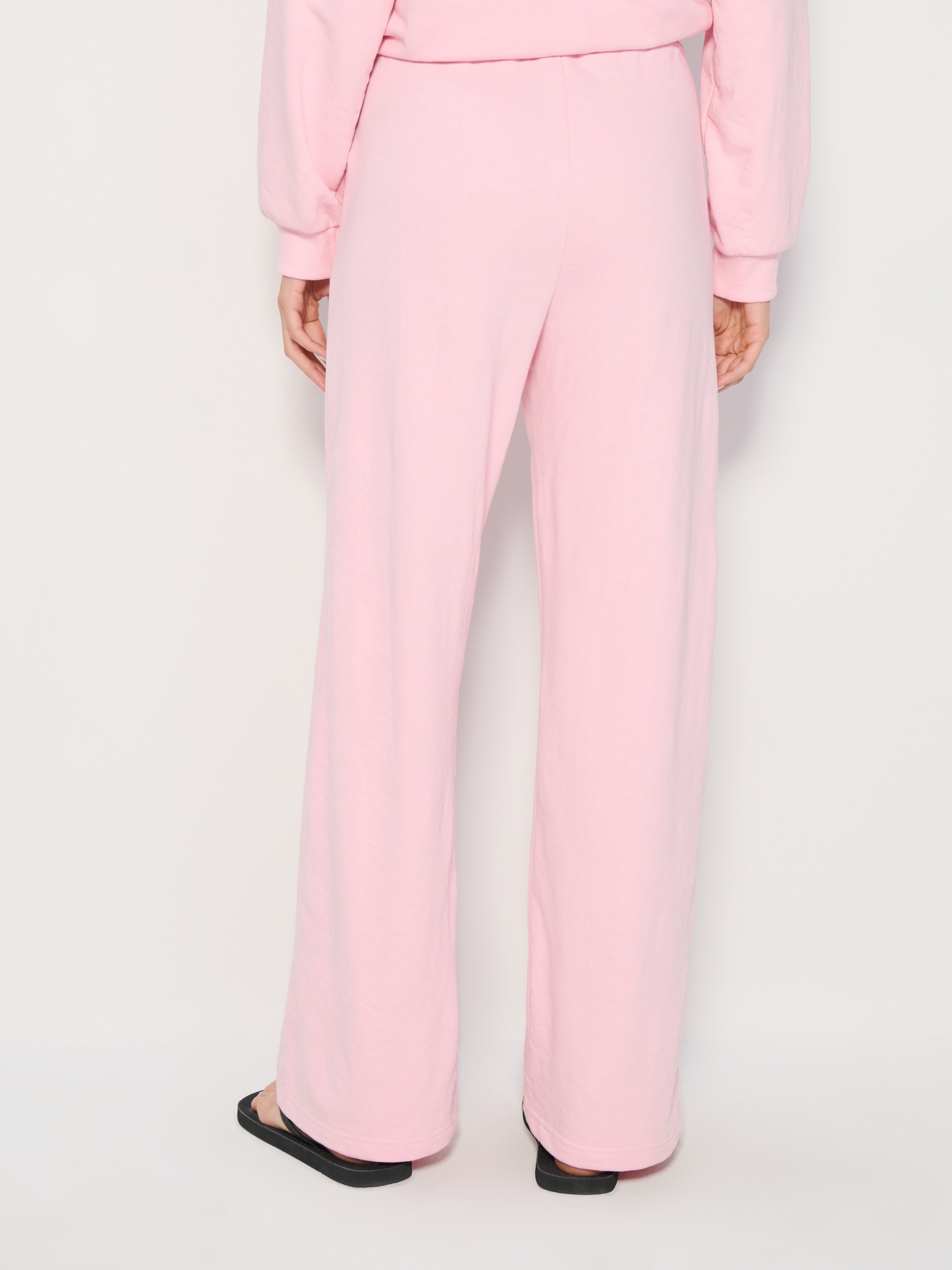 Sinsay - Παντελόνι φόρμας με φαρδιές γραμμές - ροζ παστελ φωτογραφία