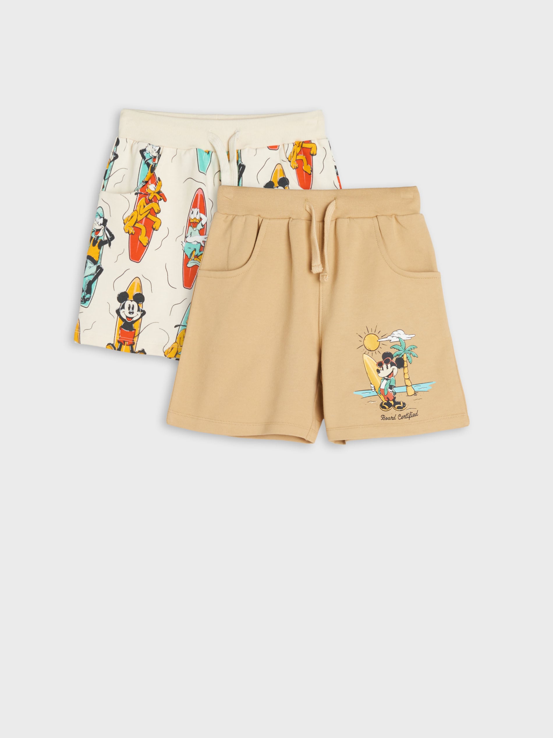 Sinsay - Set De 2 Perechi De Pantaloni Scurți Disney - Nude