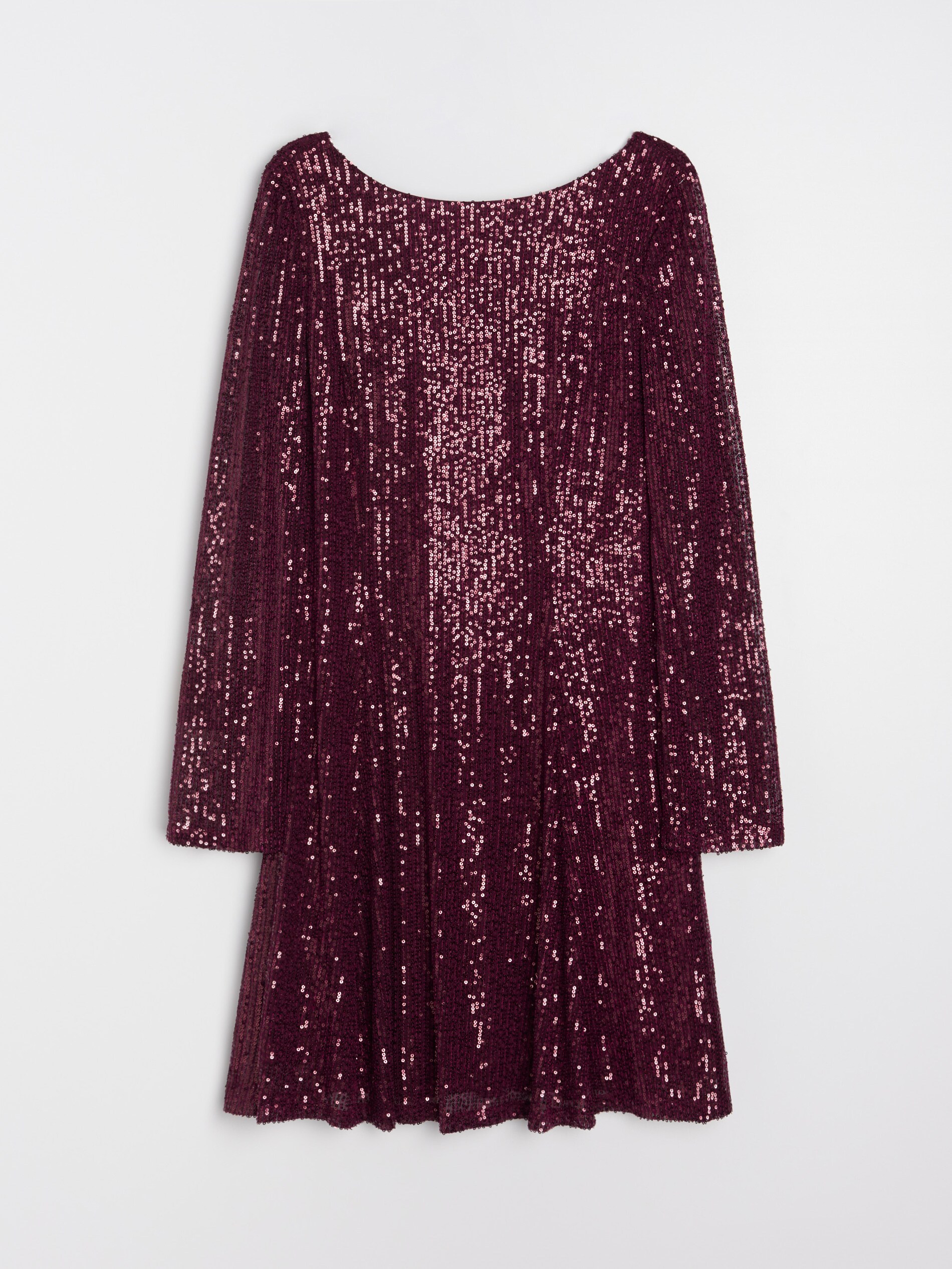 Sinsay - Mini φόρεμα - μαονι φωτογραφία