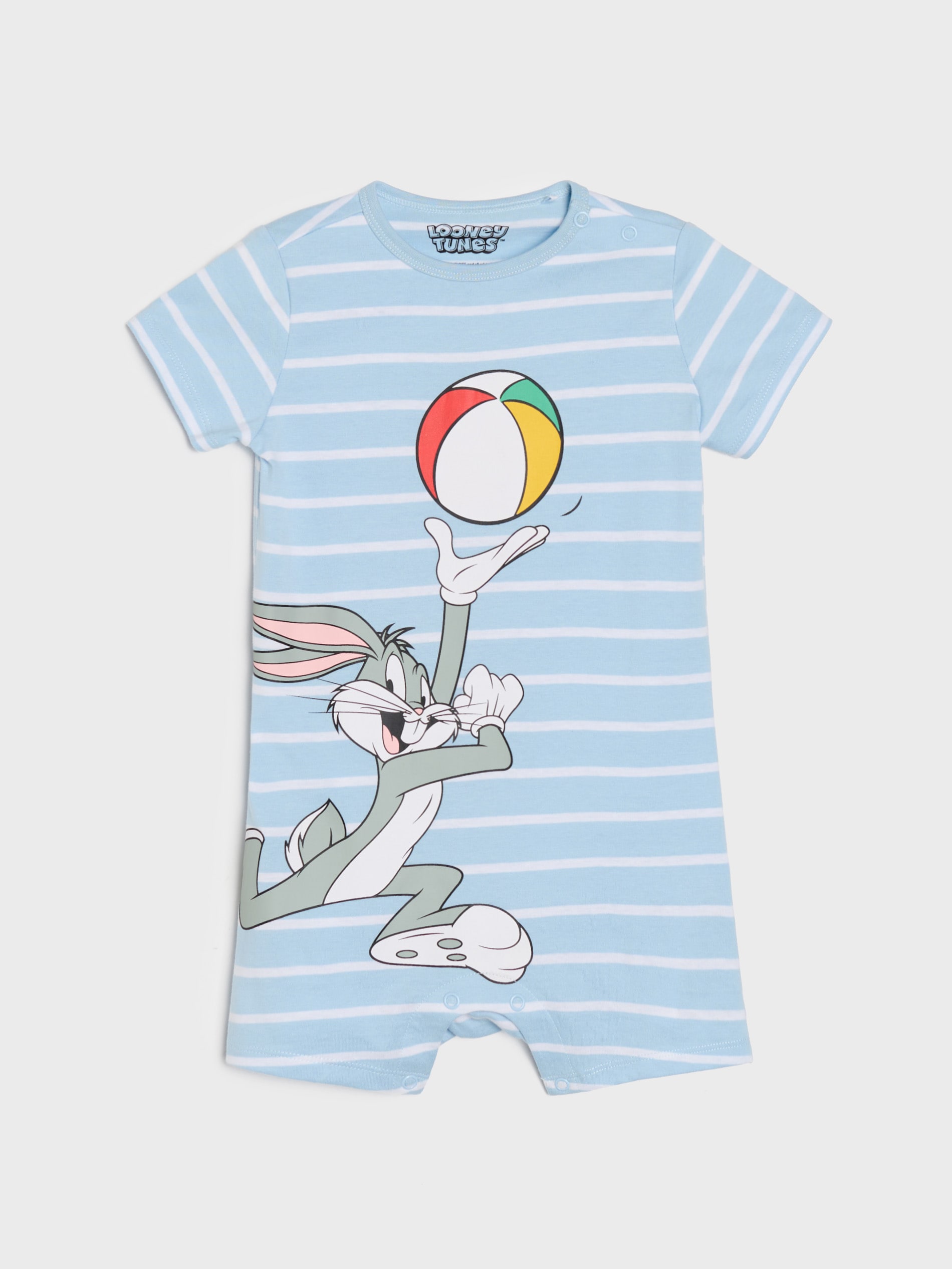 Bawełniany rampers z nadrukiem Looney Tunes