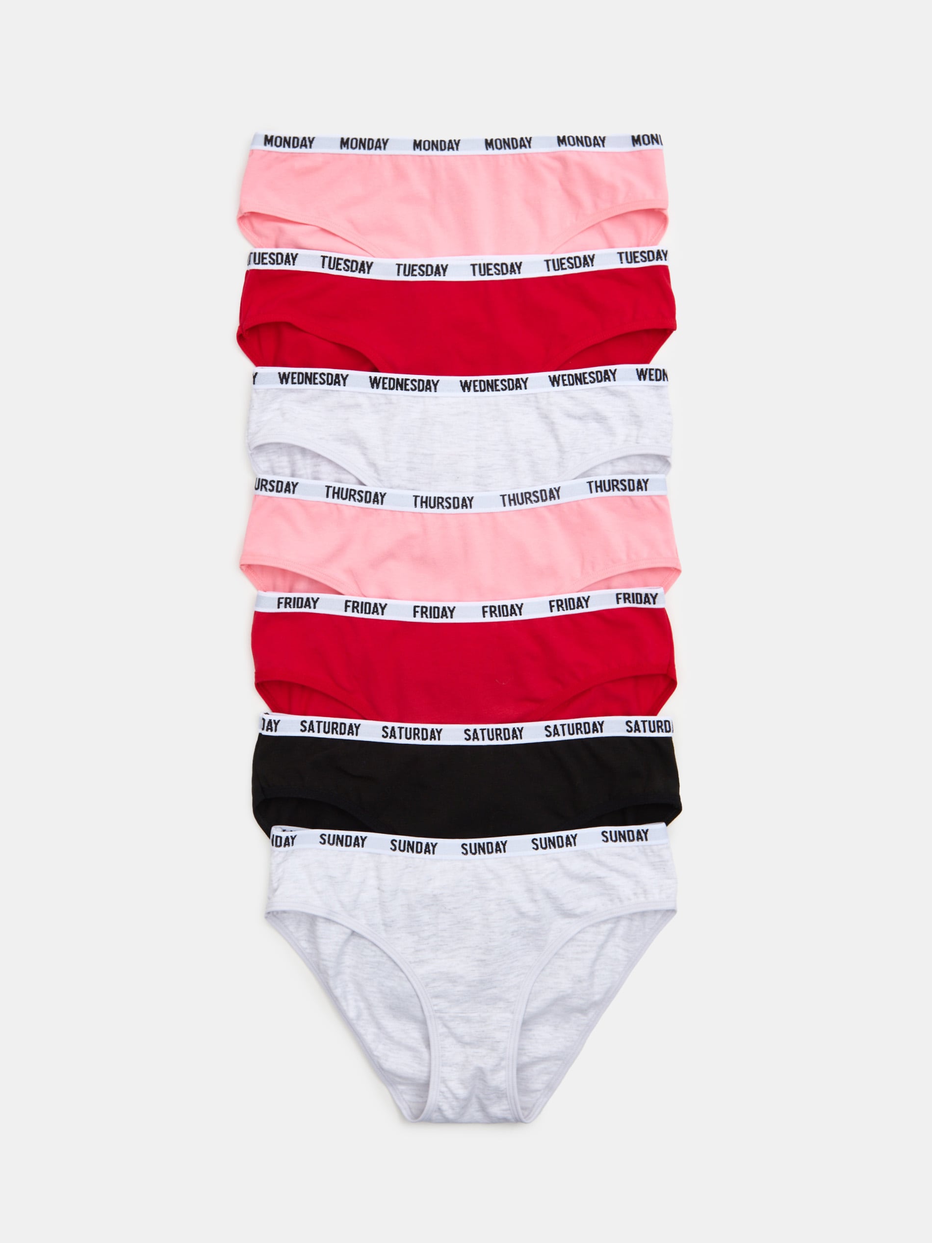 Sinsay - Bawełniane majtki figi 7 pack - wielobarwny