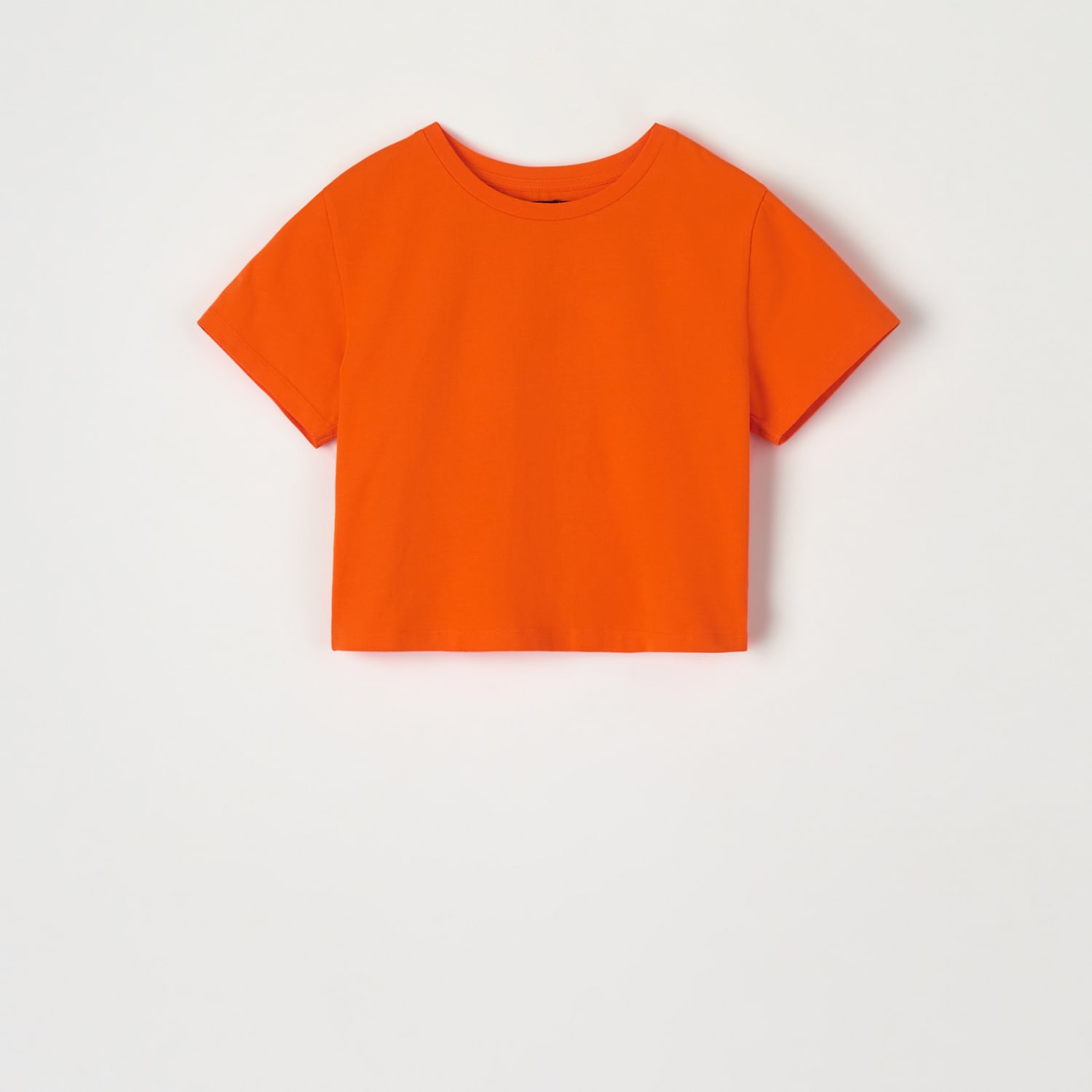 Sinsay - Tricou basic - Oranj