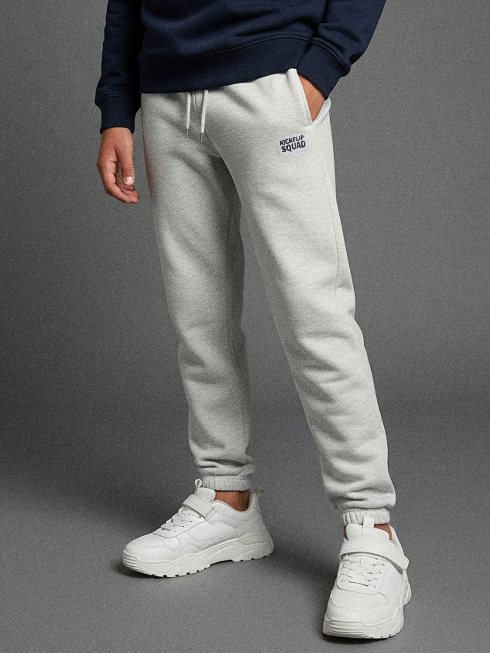 Sinsay - Spodnie loose - szary