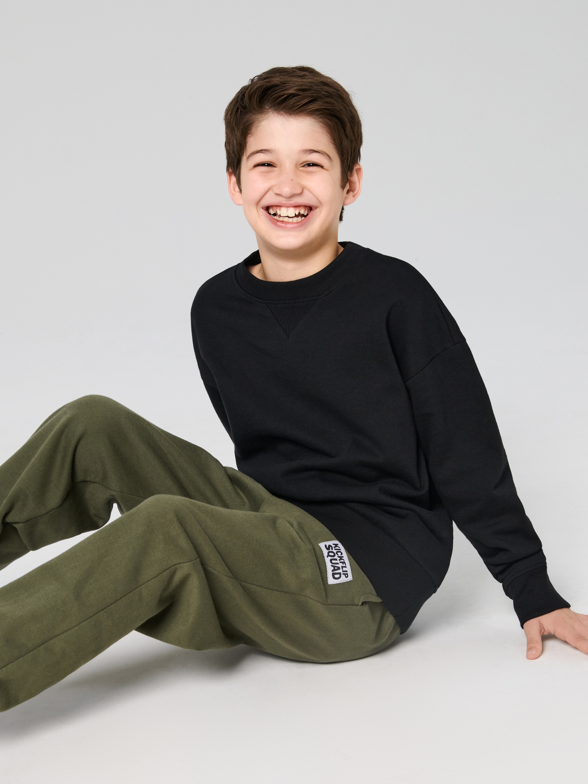 Sinsay - Spodnie loose - zielony