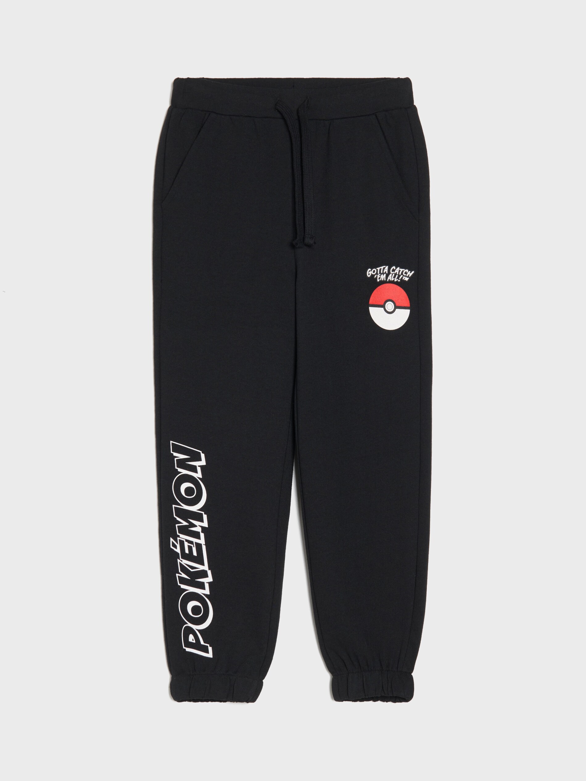Sinsay - Αθλητικά παντελόνια με μανσέτες Pokemon - μαυρο φωτογραφία