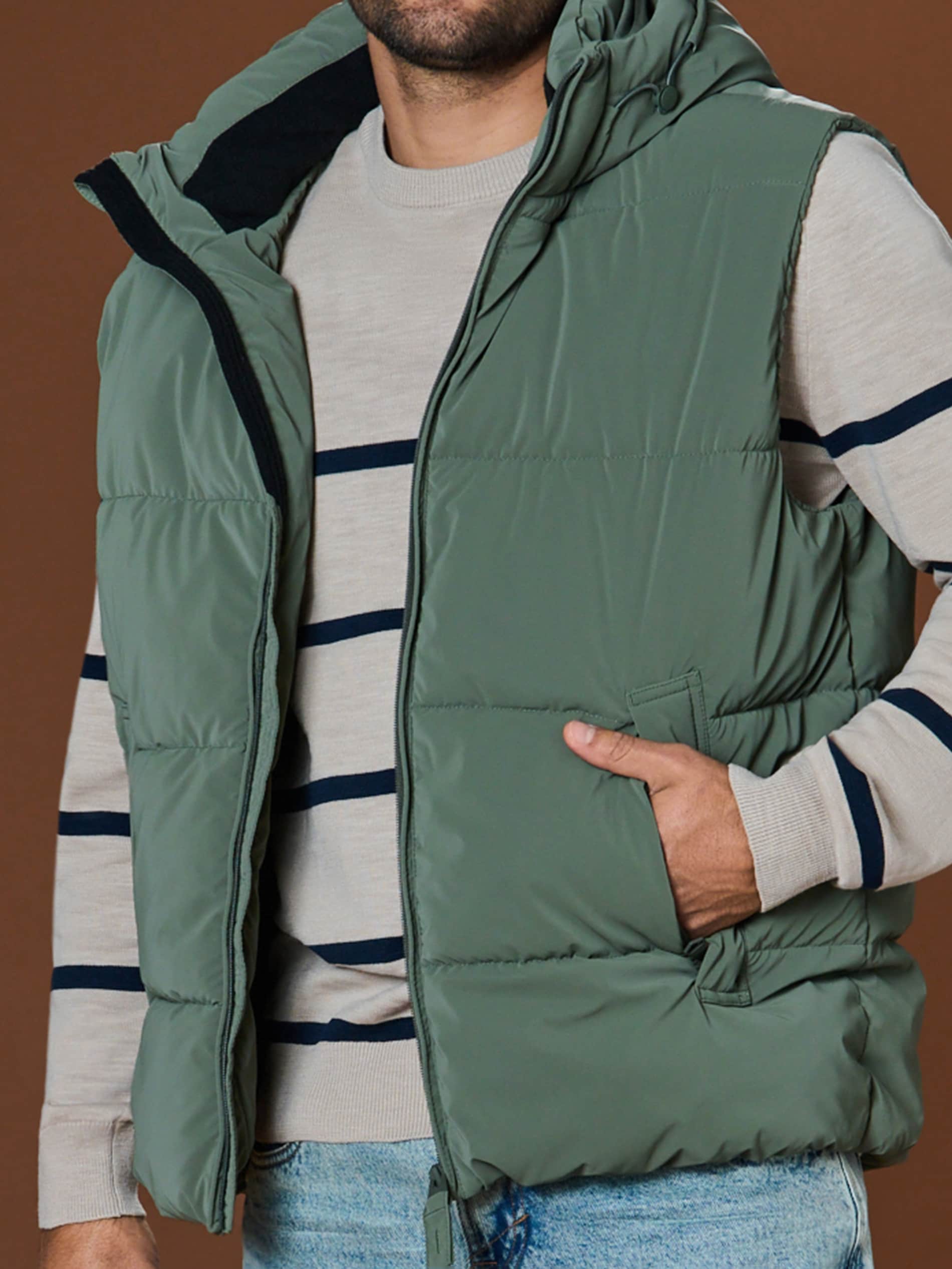 Sinsay - Kamizelka - khaki