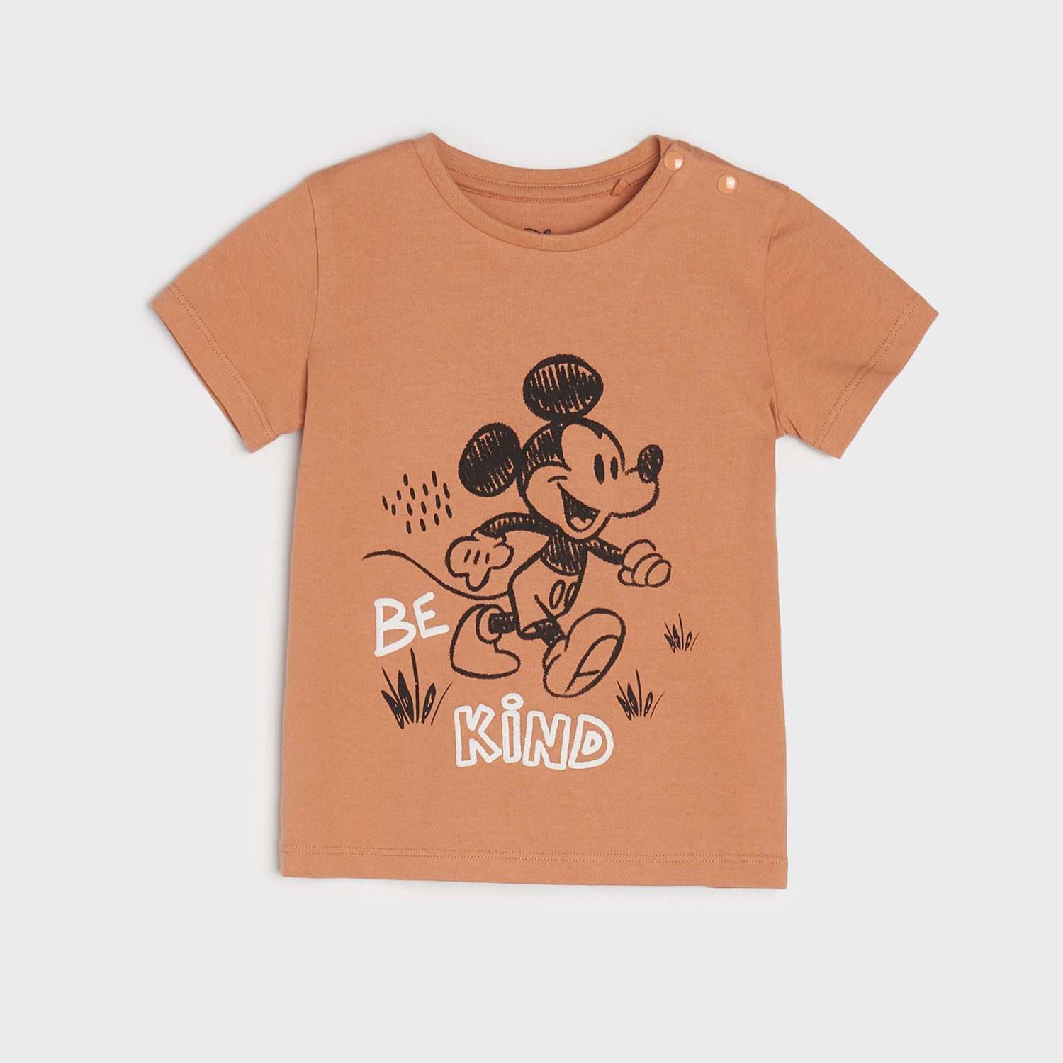 Sinsay – Tricou cu Mickey Mouse – Maro