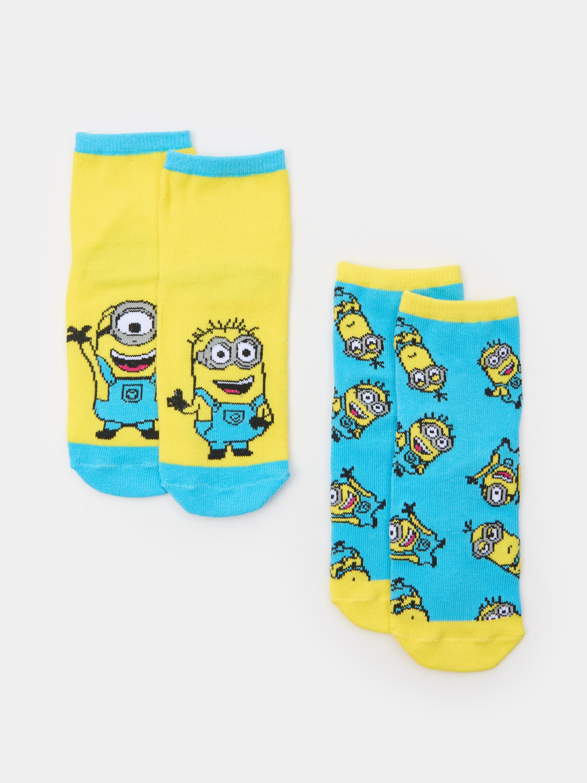 Sinsay - Skarpetki 2 pack Minions - wielobarwny