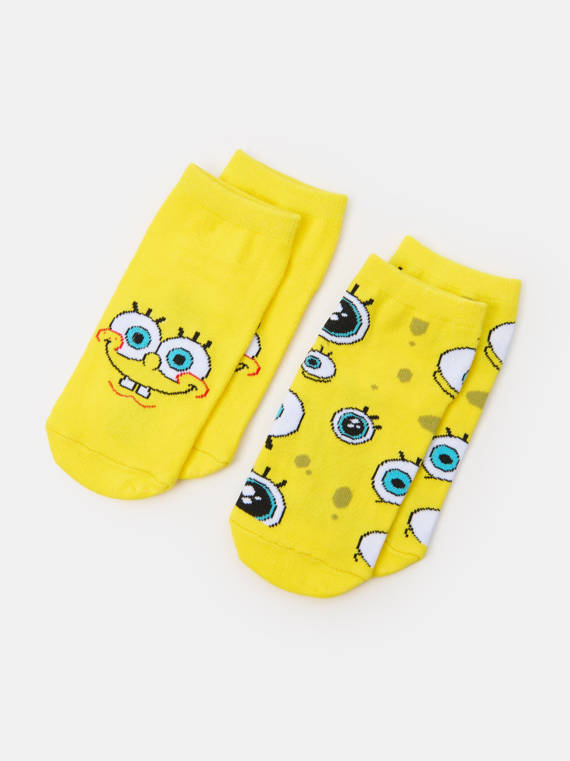 Sinsay - Skarpetki 2 pack SpongeBob - wielobarwny