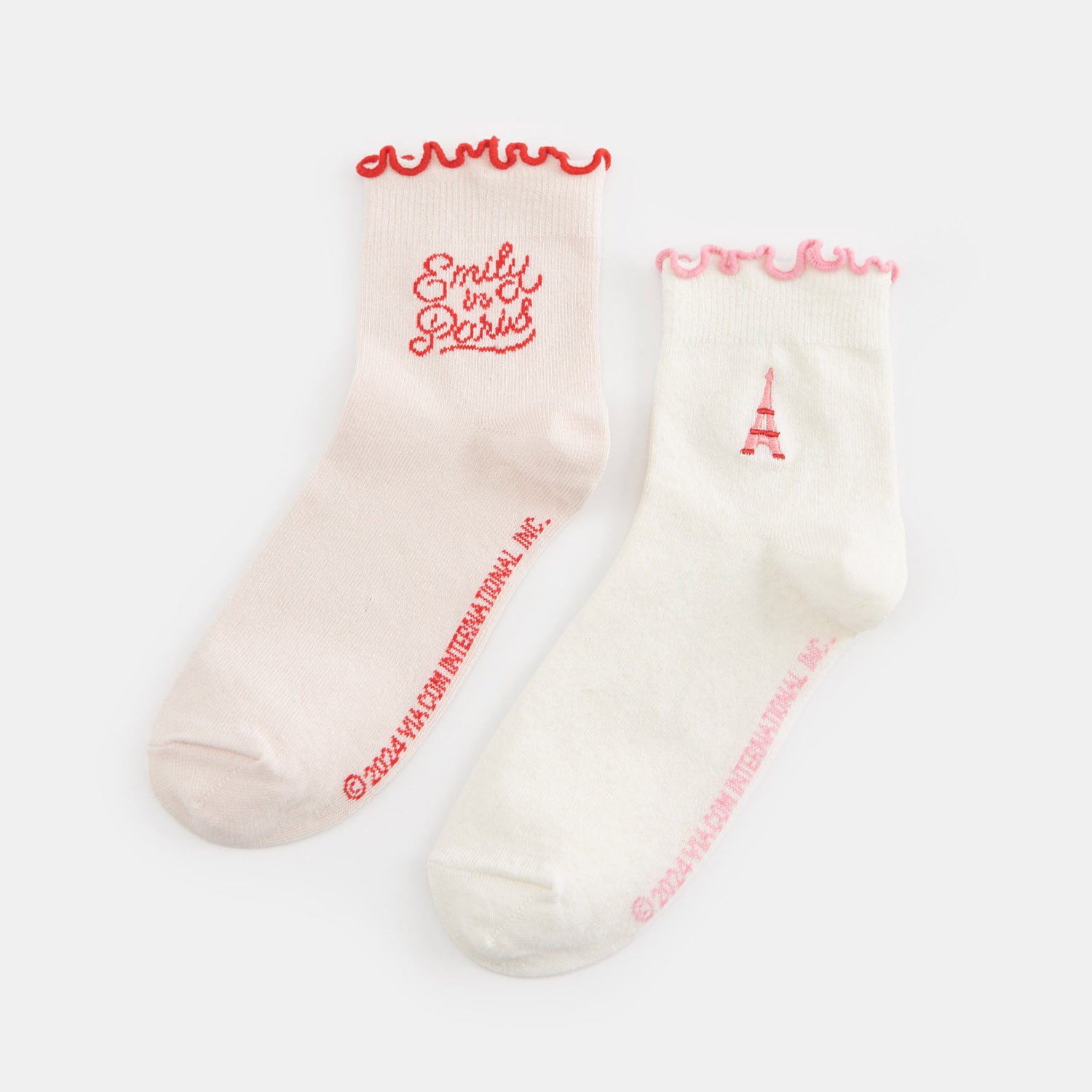 Levně Sinsay - Sada 2 párů ponožek Emily in Paris - Vícebarevná