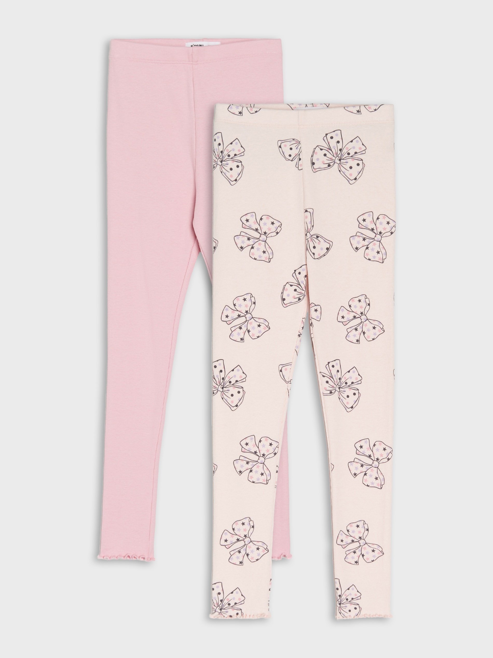 Sinsay - Bawełniane legginsy 2 pack - wielobarwny