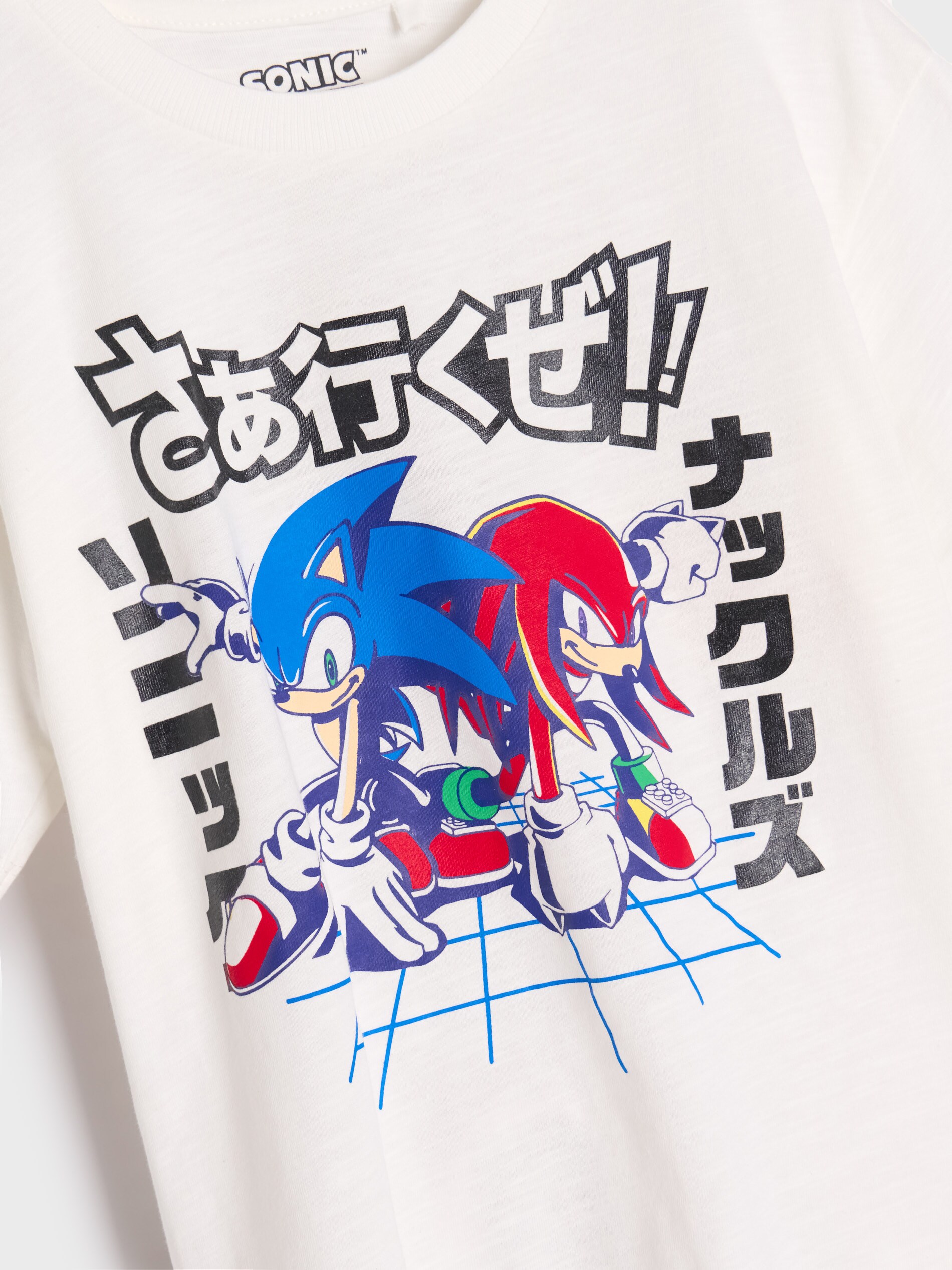 Sinsay - Tricou Sonic The Hedgehog - Alb