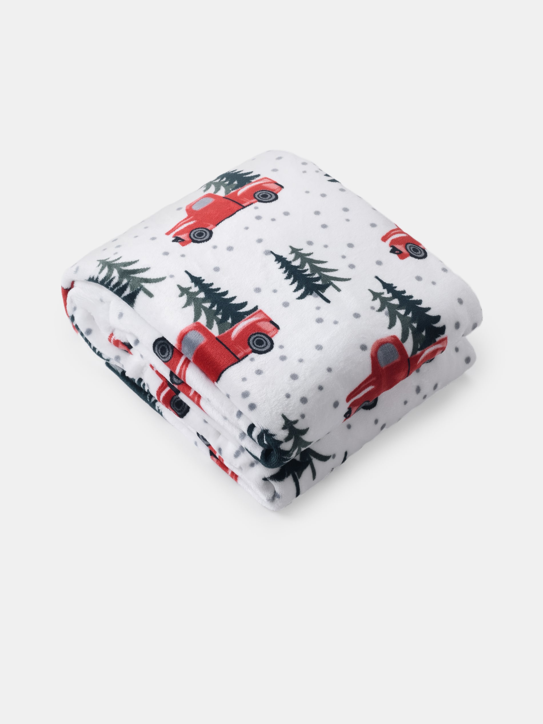 Sinsay - Κουβέρτα με χριστουγεννιάτικο μοτίβο - πολυχρωμο φωτογραφία