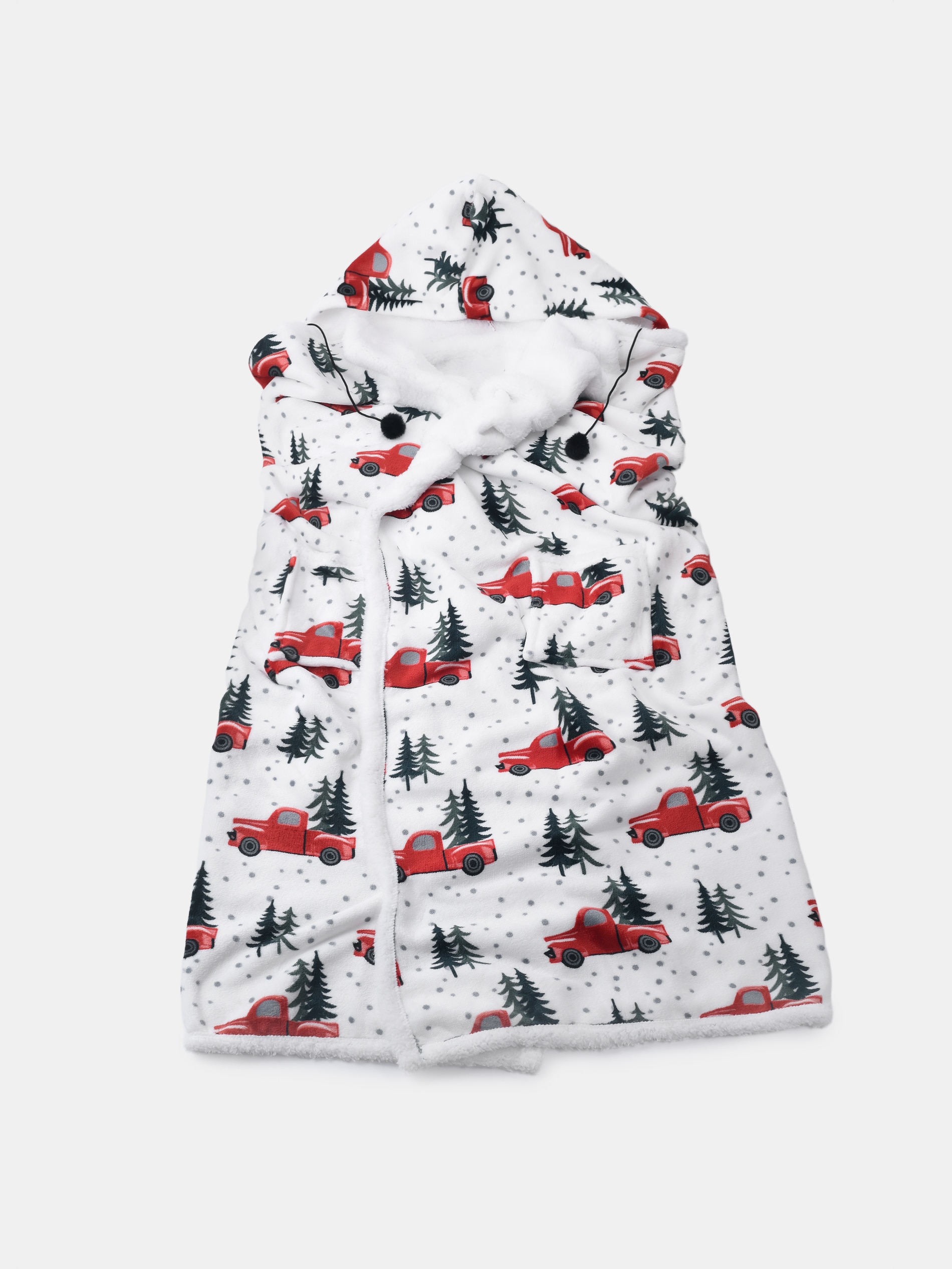 Sinsay - Κουβέρτα με χριστουγεννιάτικο μοτίβο - πολυχρωμο φωτογραφία