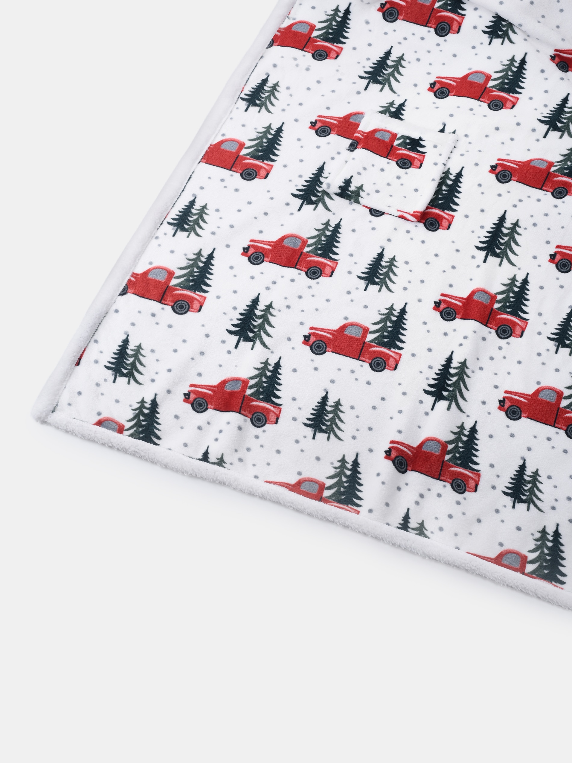 Sinsay - Κουβέρτα με χριστουγεννιάτικο μοτίβο - πολυχρωμο φωτογραφία