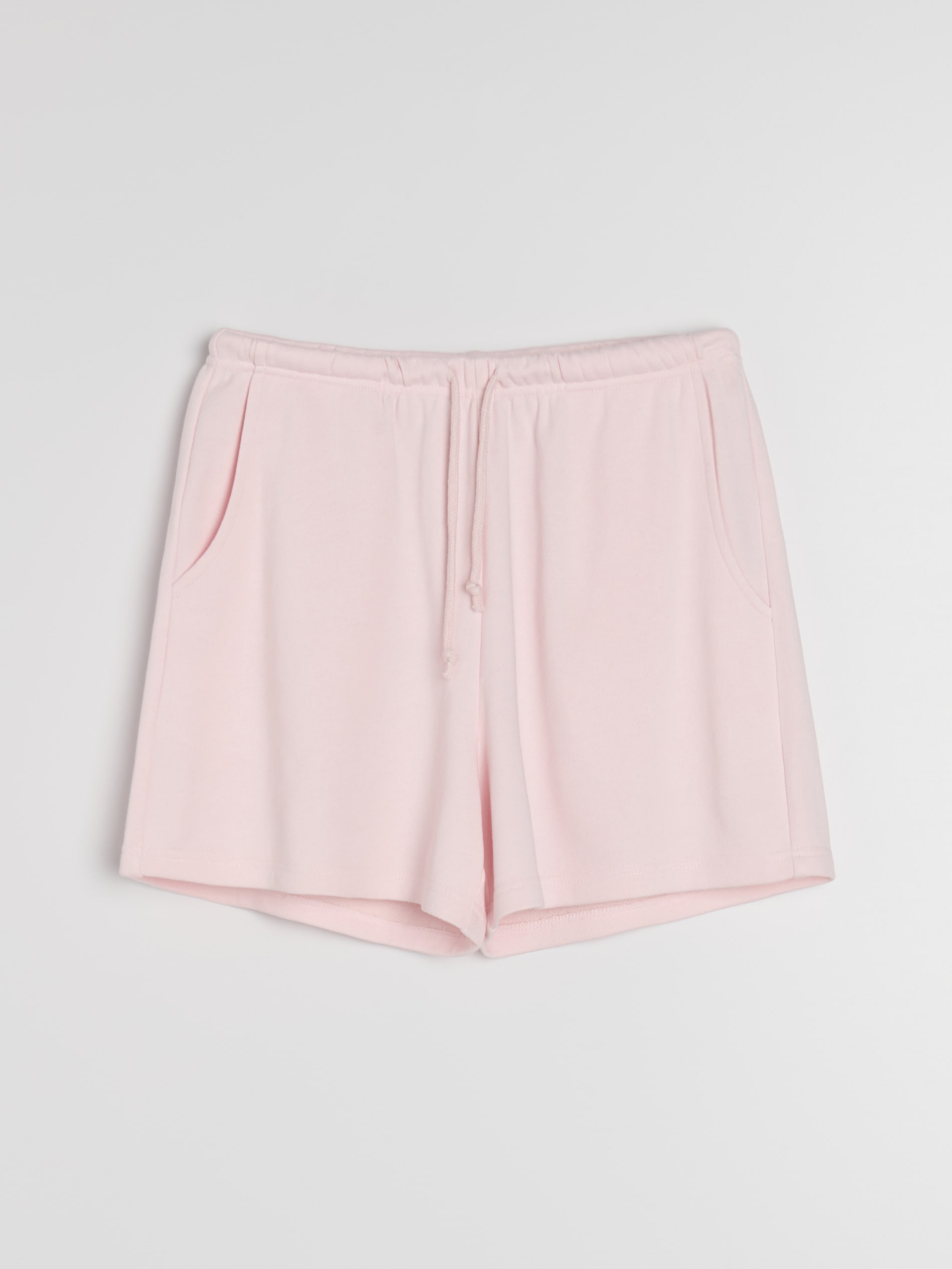 Sinsay - Szorty dresowe z bawełną - różowy