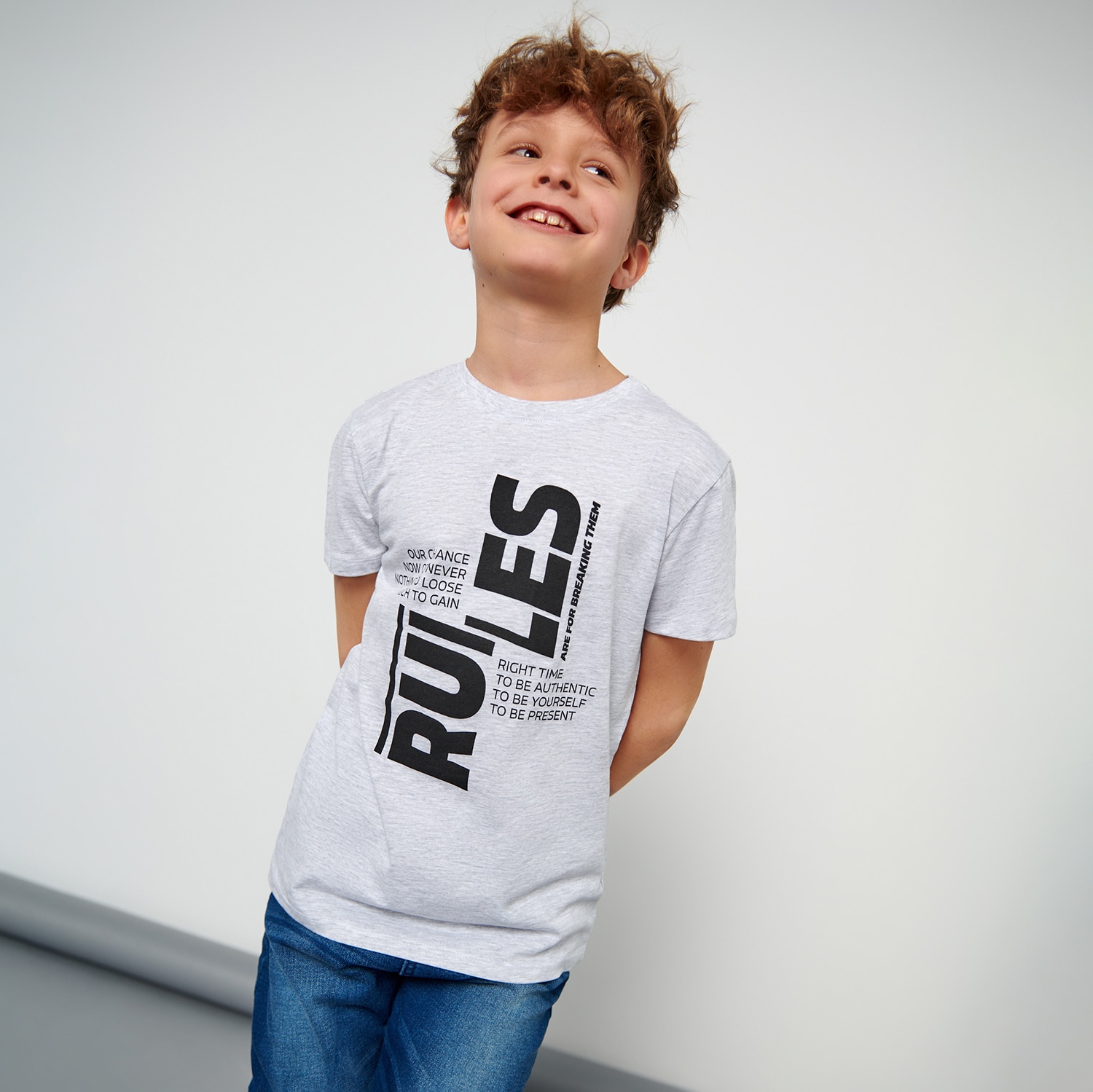 Sinsay - Tricou - Gri deschis