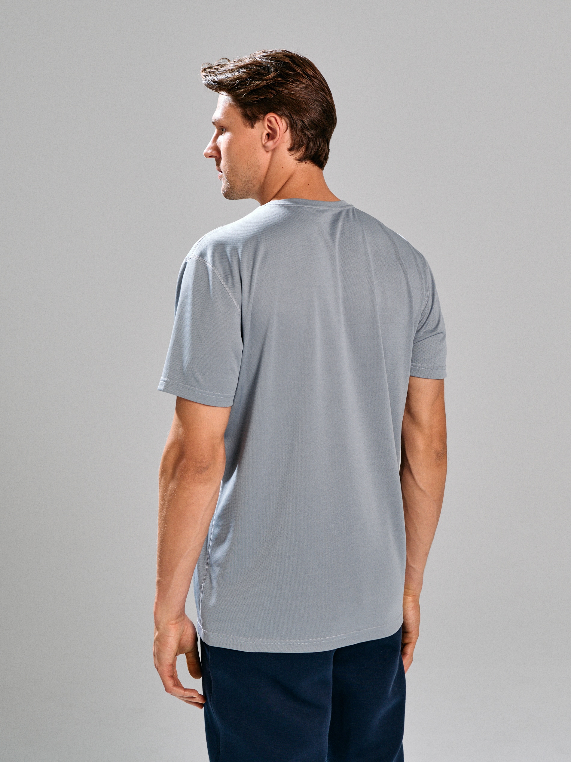 Sinsay - Μπλουζάκι με κοντό μανίκι - ανοιχτό γκρι φωτογραφία