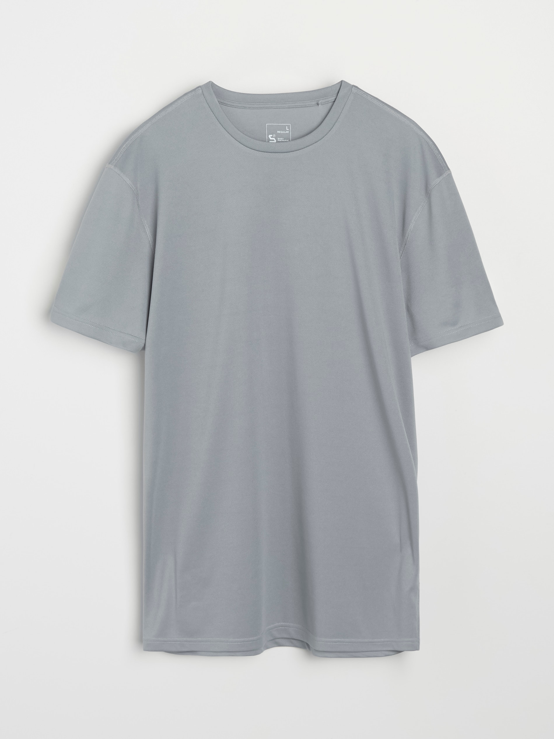 Sinsay - Μπλουζάκι με κοντό μανίκι - ανοιχτό γκρι φωτογραφία