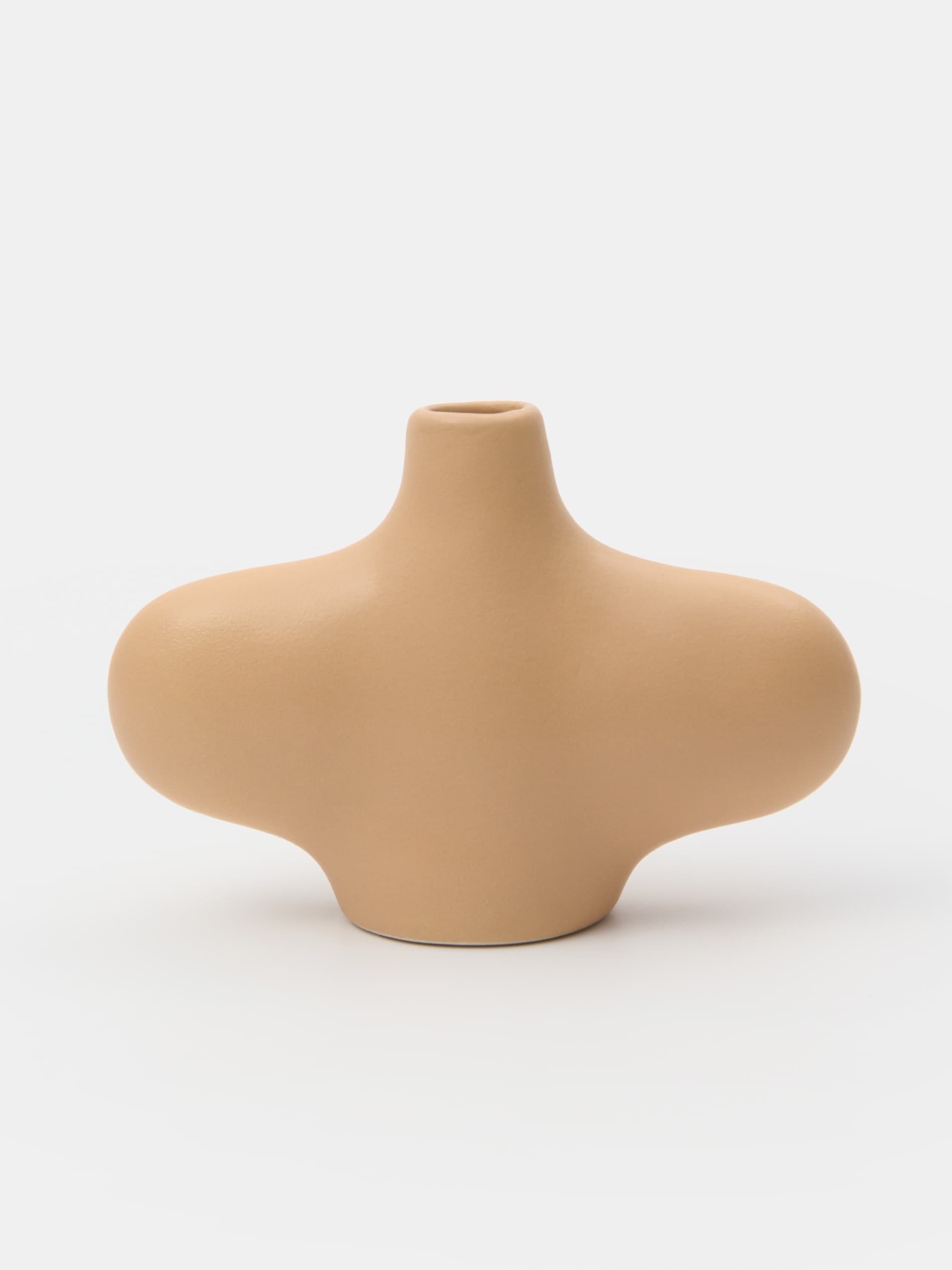 Sinsay - Κεραμικό βάζο - ανοιχτο πορτοκαλι φωτογραφία