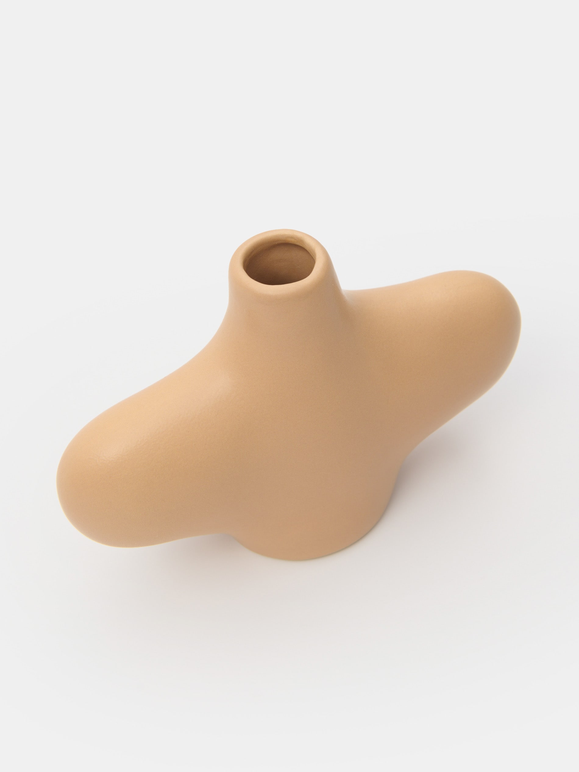 Sinsay - Κεραμικό βάζο - ανοιχτο πορτοκαλι φωτογραφία