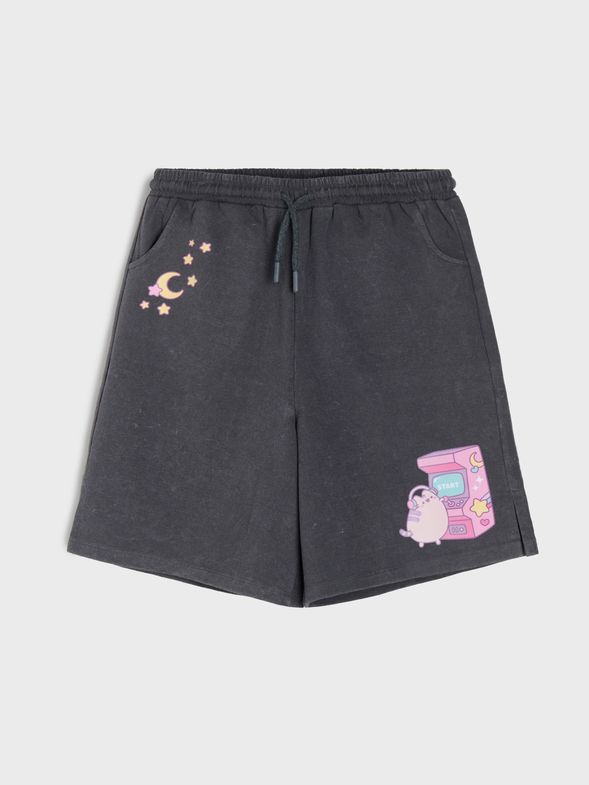 Luźne szorty z nadrukiem Pusheen the Cat