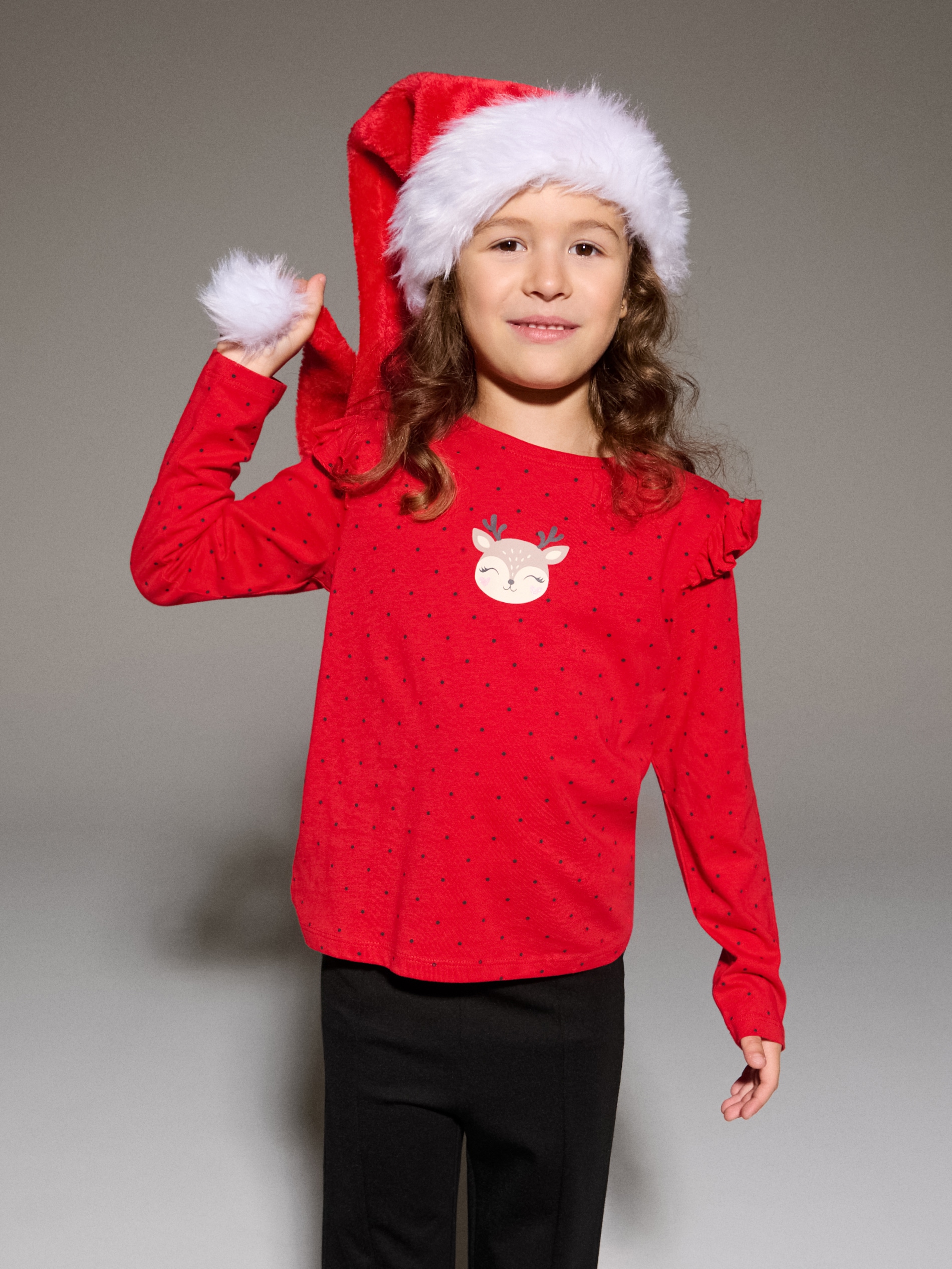 Sinsay - Χριστουγεννιάτικο καπέλο Άι Βασίλη - πολυχρωμο φωτογραφία