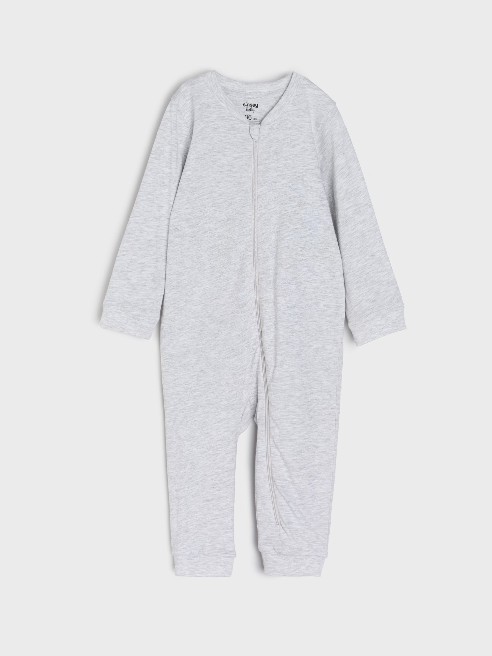 Sinsay - Βαμβακερή φόρμα ύπνου 2 pack - κρεμ φωτογραφία