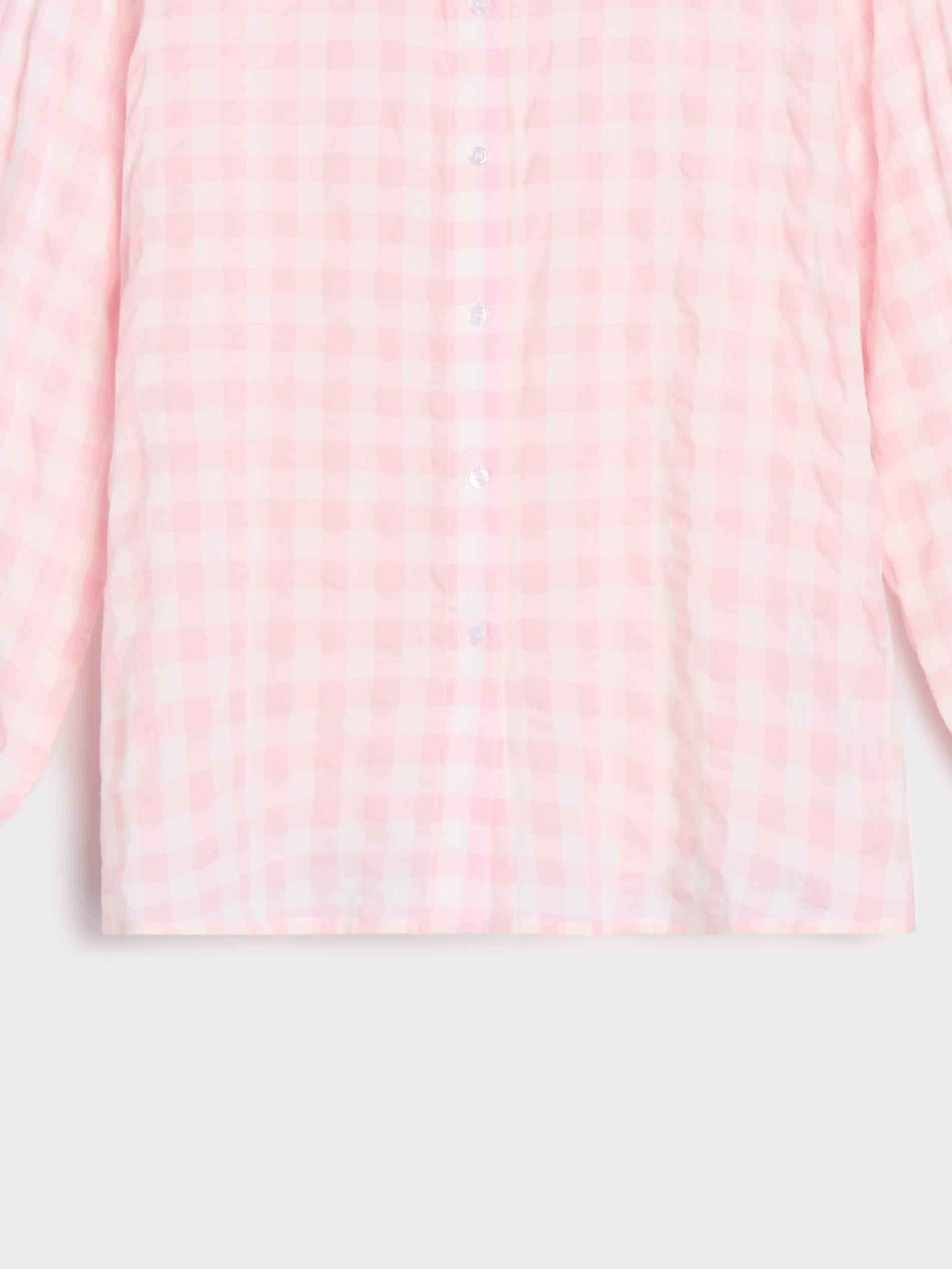 Sinsay - Καρό πουκάμισο - ροζ παστελ φωτογραφία