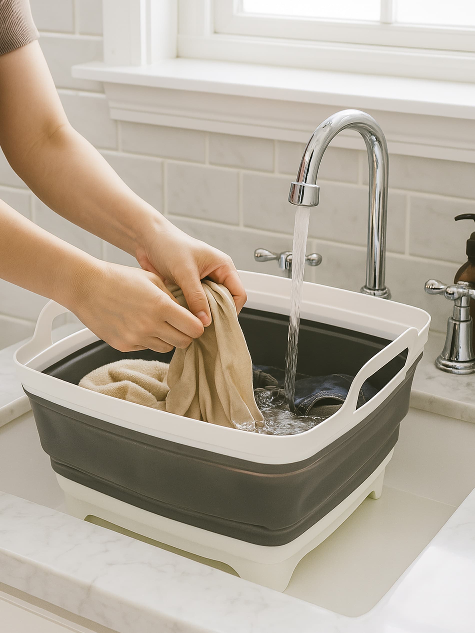 Sinsay - πτυσσόμενο δοχείο - σκουρο γκρι φωτογραφία